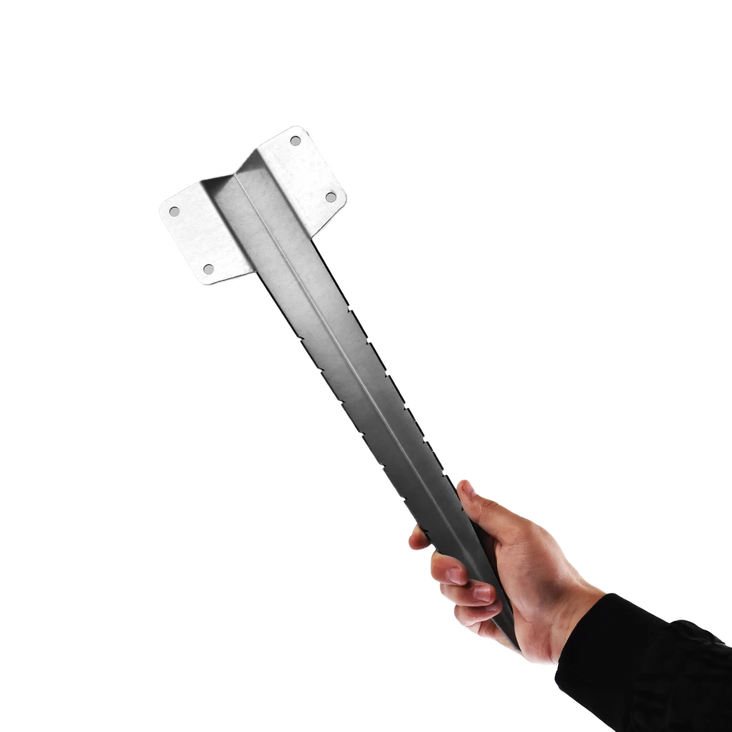 Heavy-Duty Premium Straight Railway Sleeper Bracket with Stake - Suitable for Hard Ground - Image 14