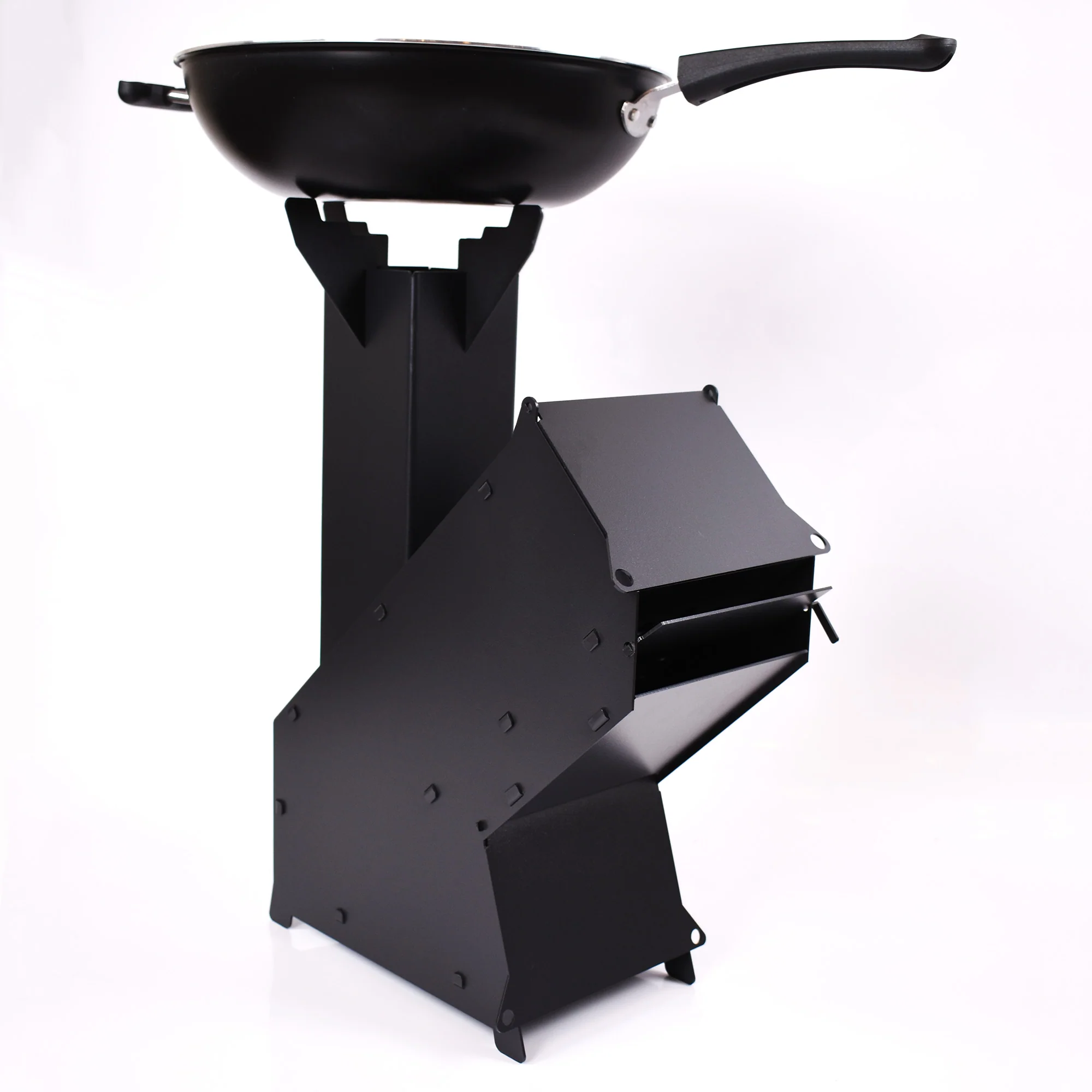 Volcann™ Heavy-Duty Wood Burning Rocket Stove & Oven - Image 13