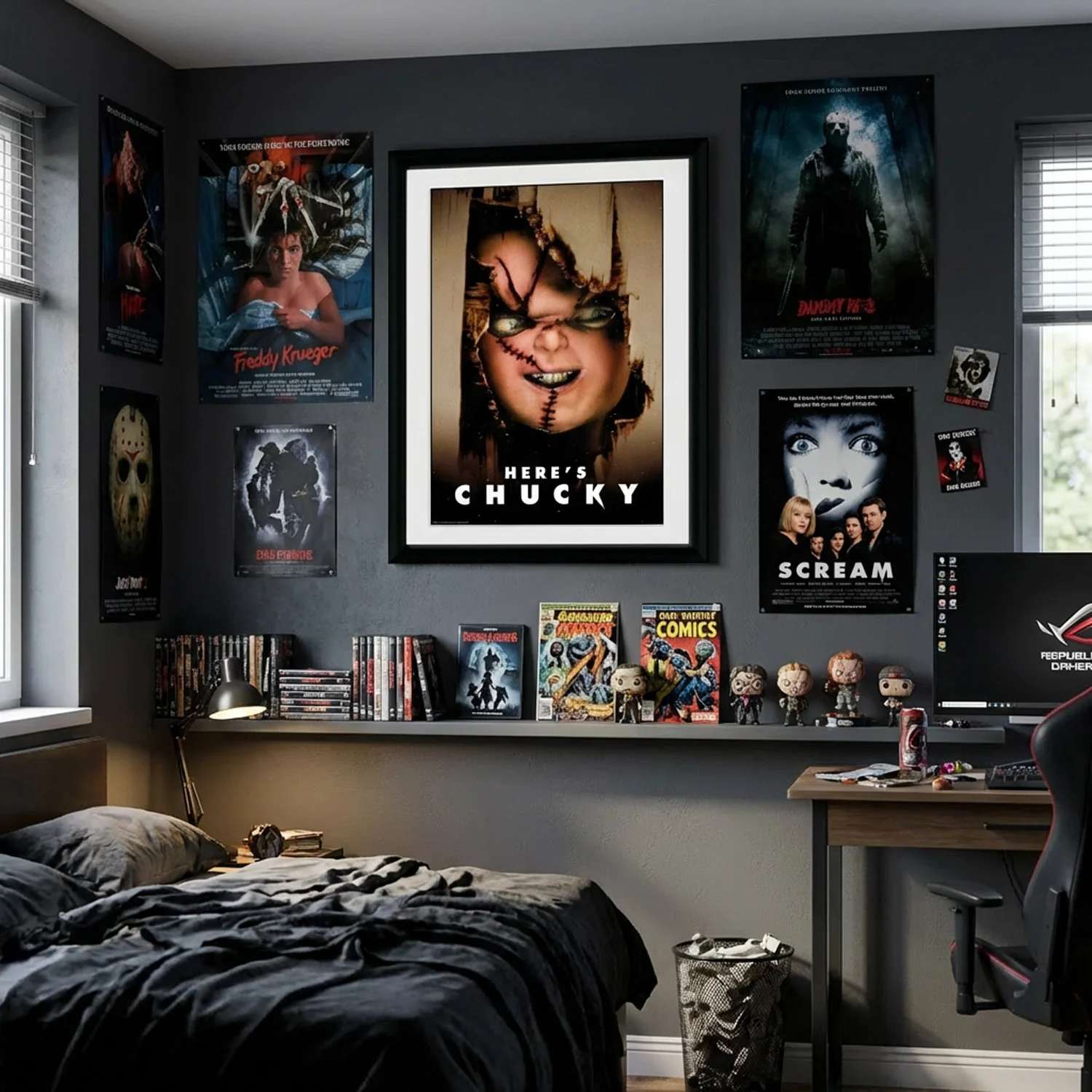 Horror Icons Chucky Film Poster & Framed Collectors Print - Image 4
