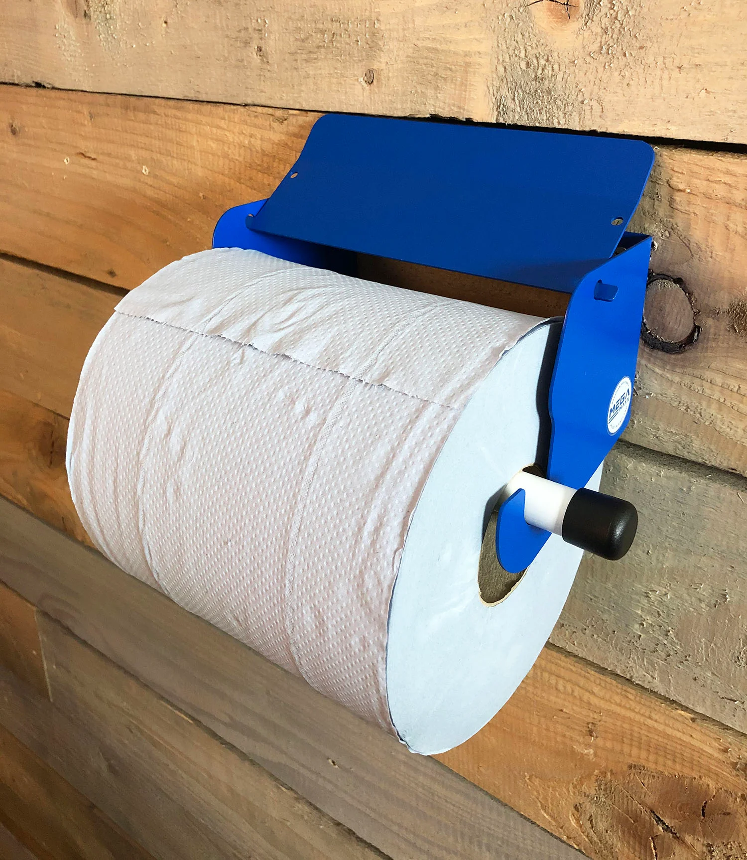 MegaMaxx UK™ Industrial Blue Roll Holder with Stop Brake - Image 12