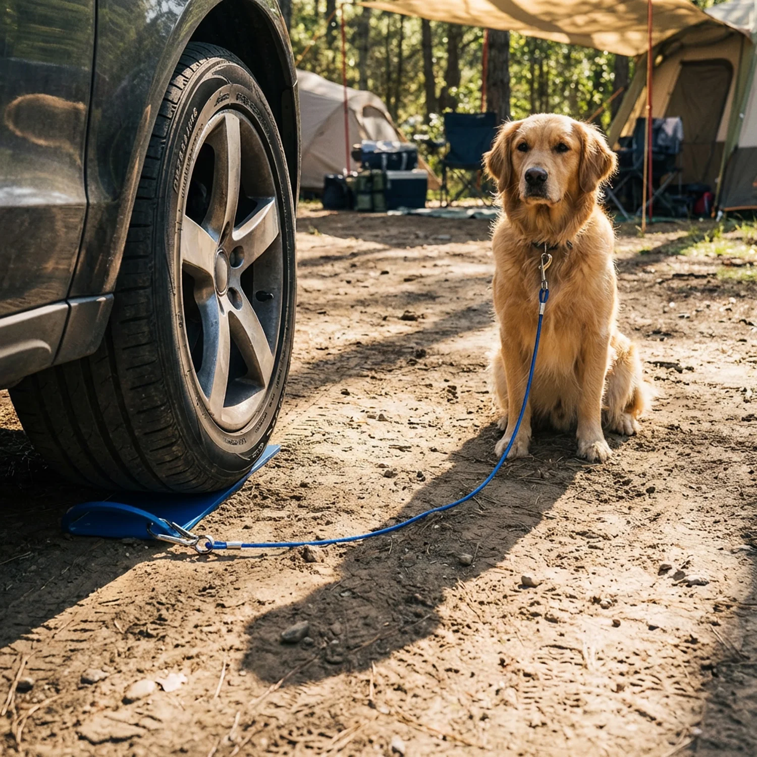 Jake's Farm Yard Drive-On Car Ground Anchor Plate for Dog Leashing - Image 6