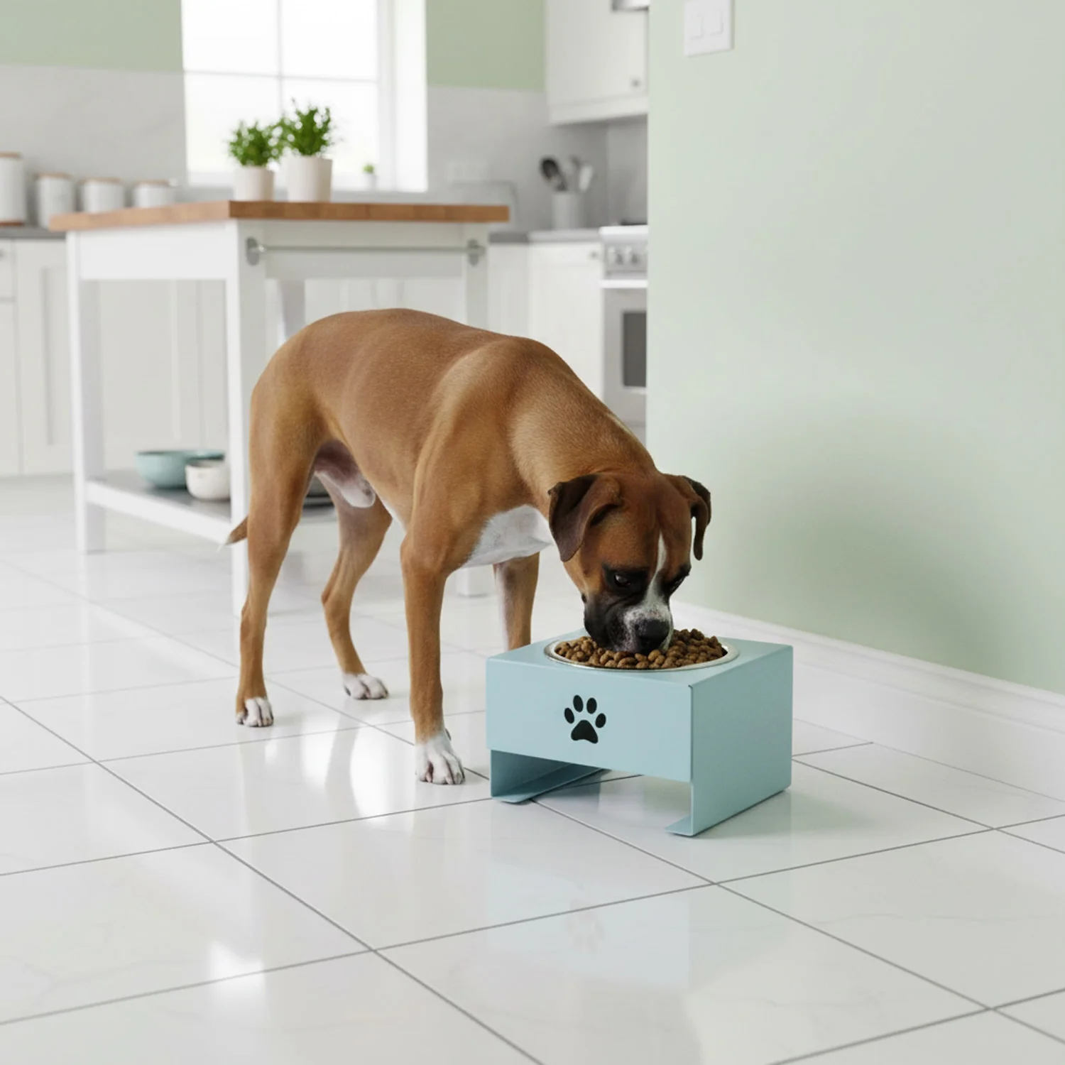 Jake's Farm Yard Single Bowl Elevated Riser & Pet Food Stand - Image 14