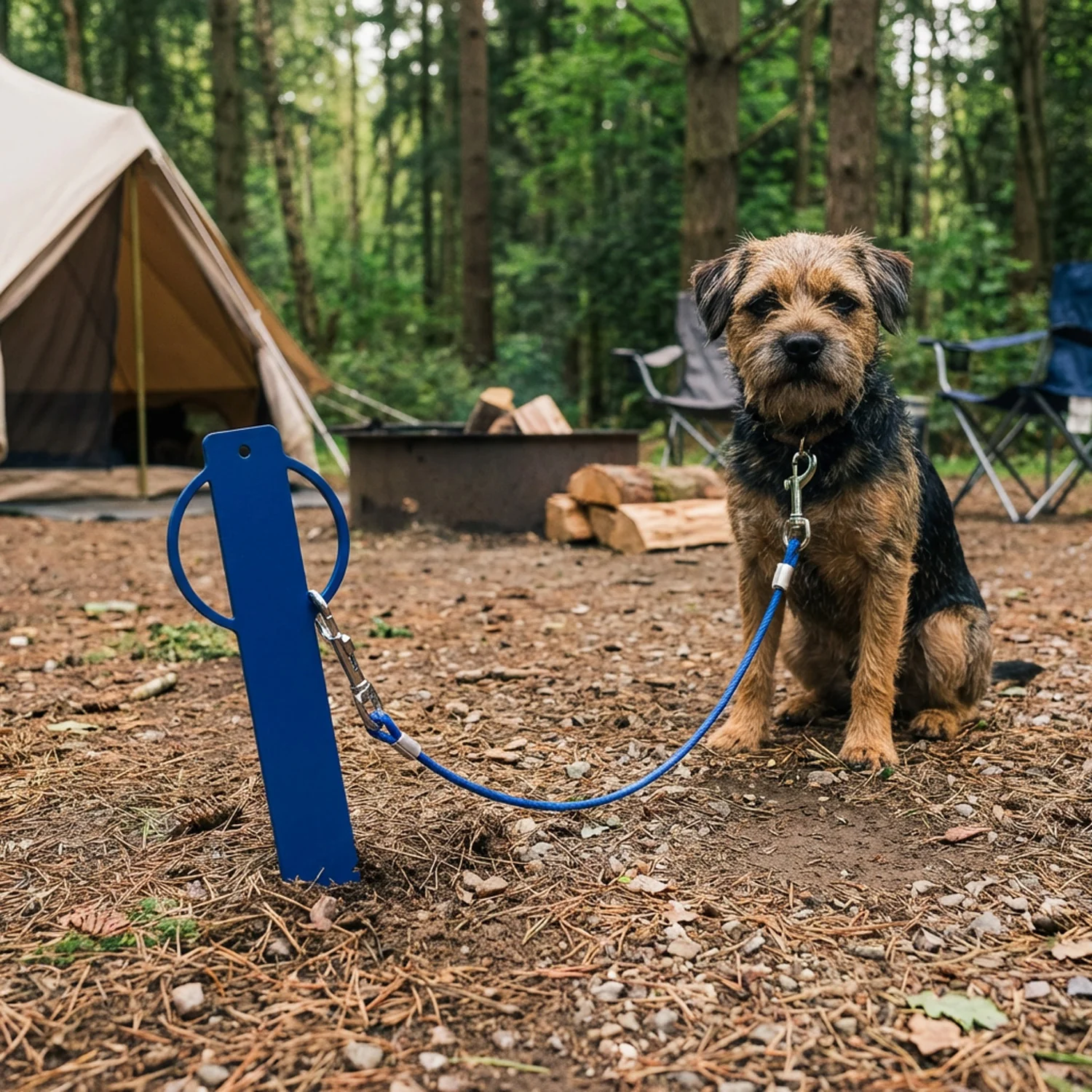 Jake's Farm Yard Slimline Outdoor Heavy-Duty Drive-In Tie-Out Stake for Dogs - Image 3