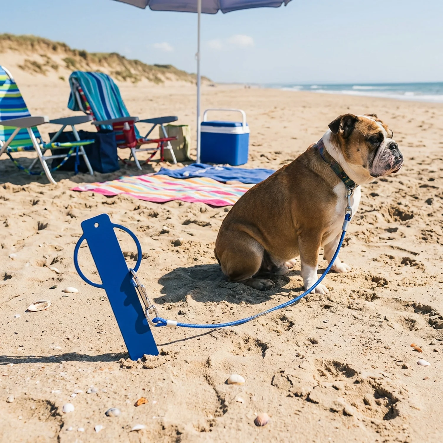 Jake's Farm Yard Slimline Outdoor Heavy-Duty Drive-In Tie-Out Stake for Dogs - Image 4