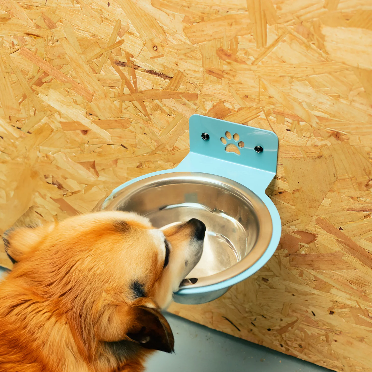 Jake's Farm Yard Wall Mount Pet Bowl Holder - Image 6