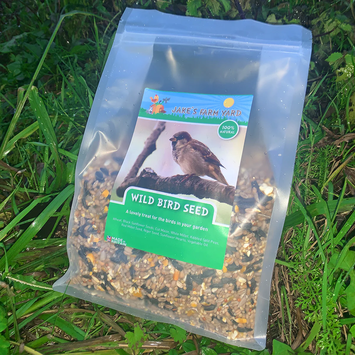 Jake's Farm Yard Wild Bird Seed (1kg Bag) - Image 3