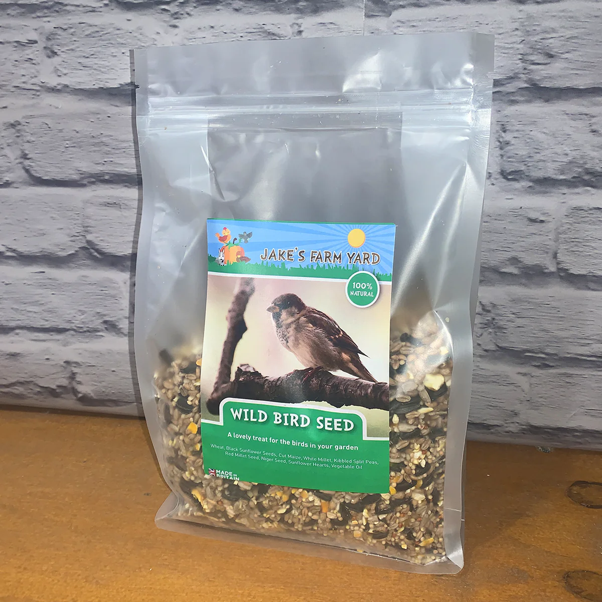 Jake's Farm Yard Wild Bird Seed (1kg Bag) - Image 4