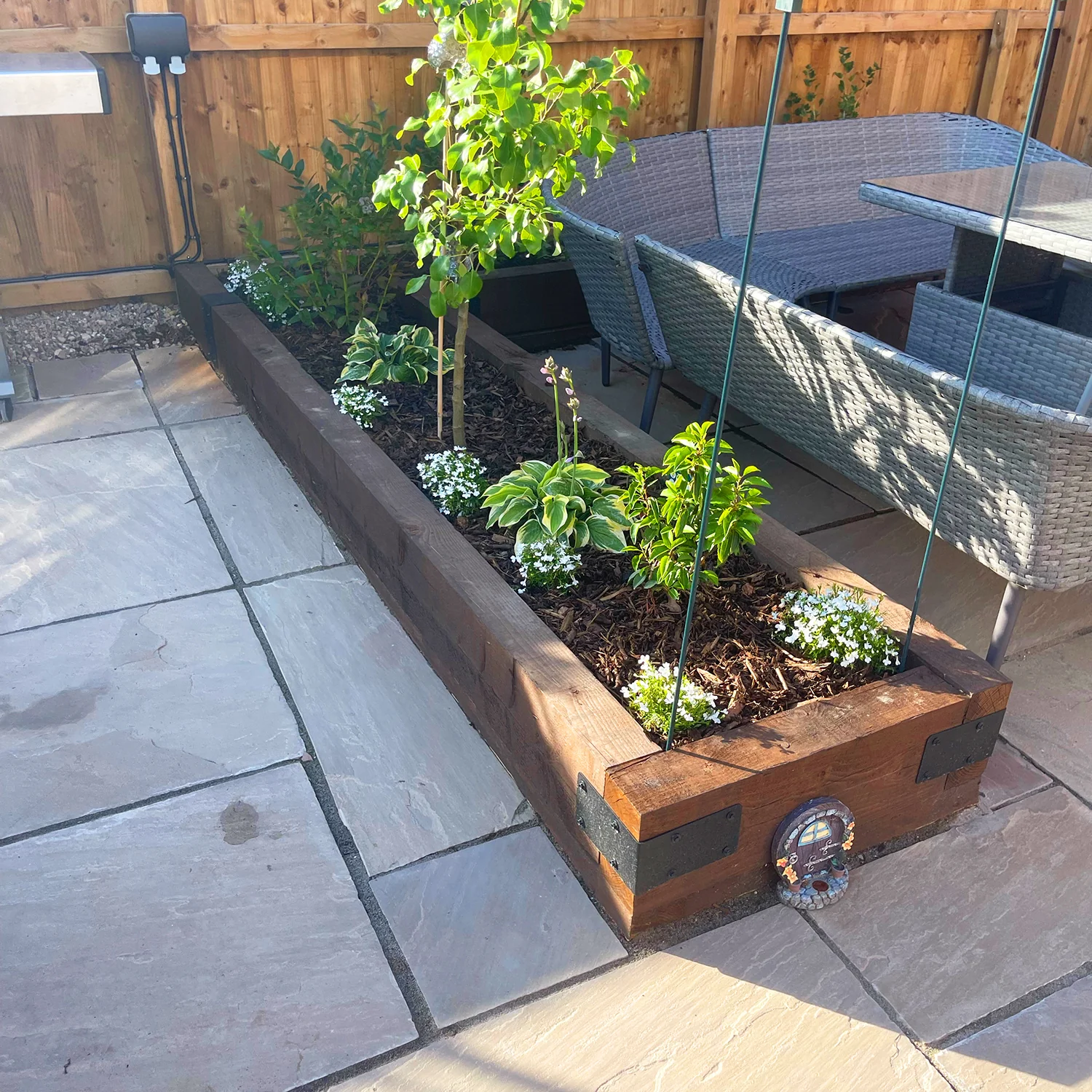 Jumbo 2-Tier Corner Railway Sleeper Bracket (Pack of 4 Brackets) - Image 4