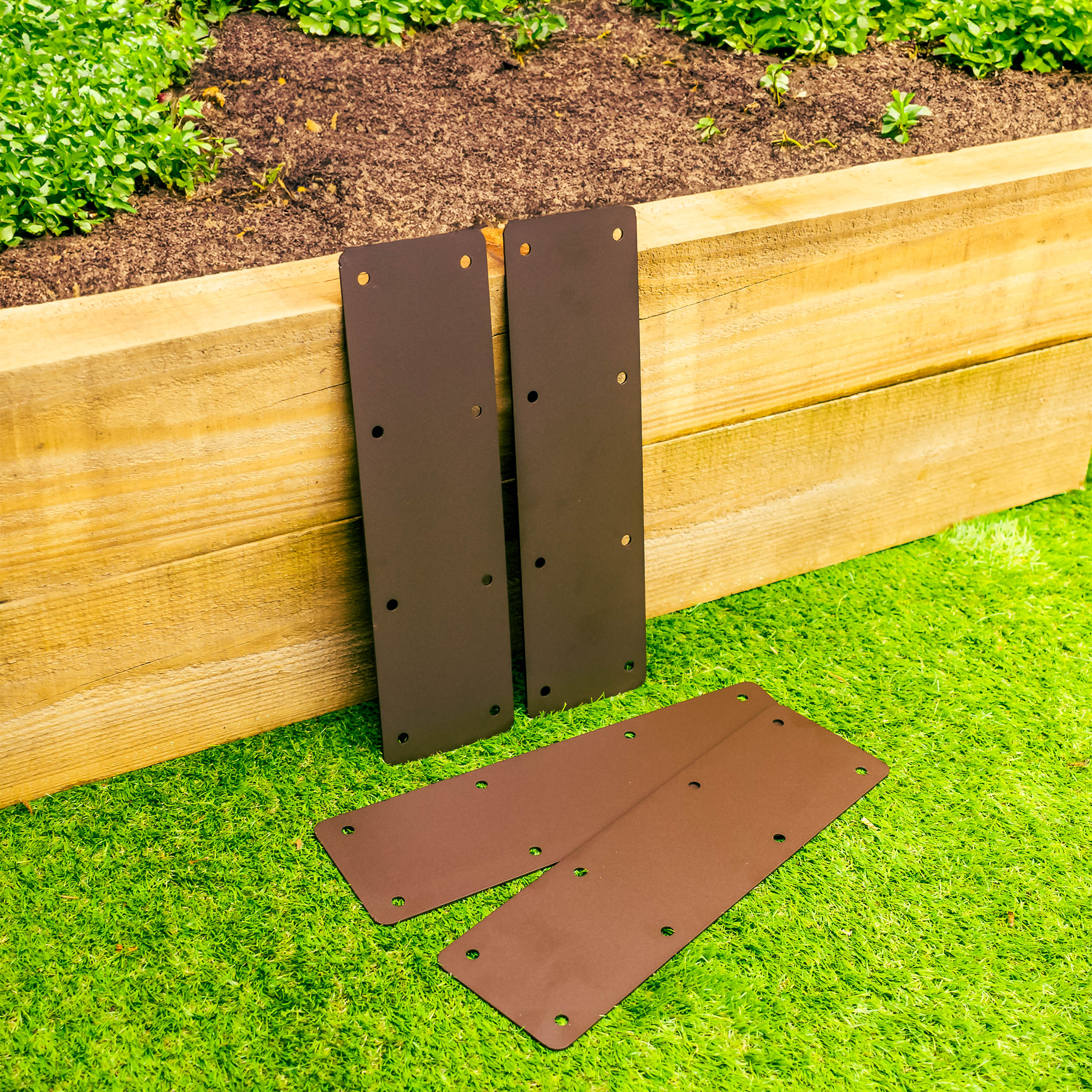 Jumbo 2-Tier Straight Flat Railway Sleeper Joining Brackets - Image 16