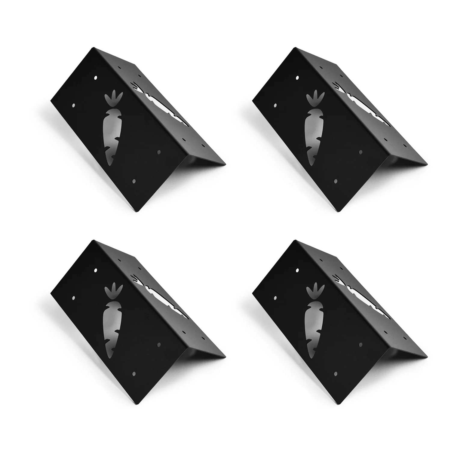 Large External Corner Brackets for Planters - Apple / Carrot Design (Pack of 4 Brackets) - Image 11