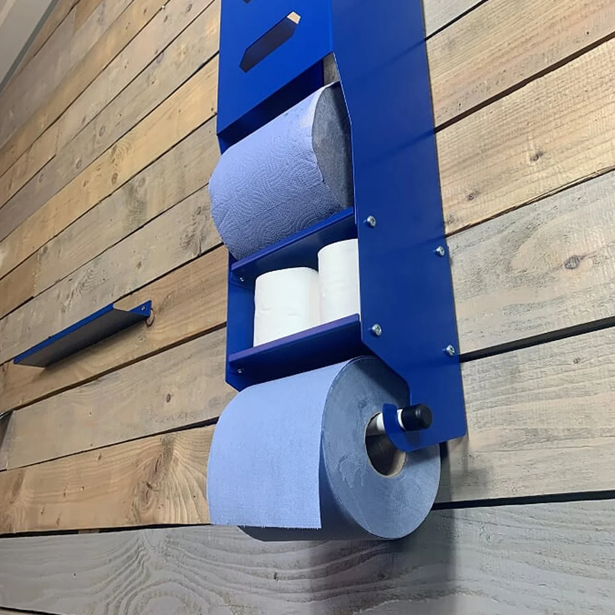 MegaMaxx UK™ Blue Roll Holder & Refill Unit - Image 15