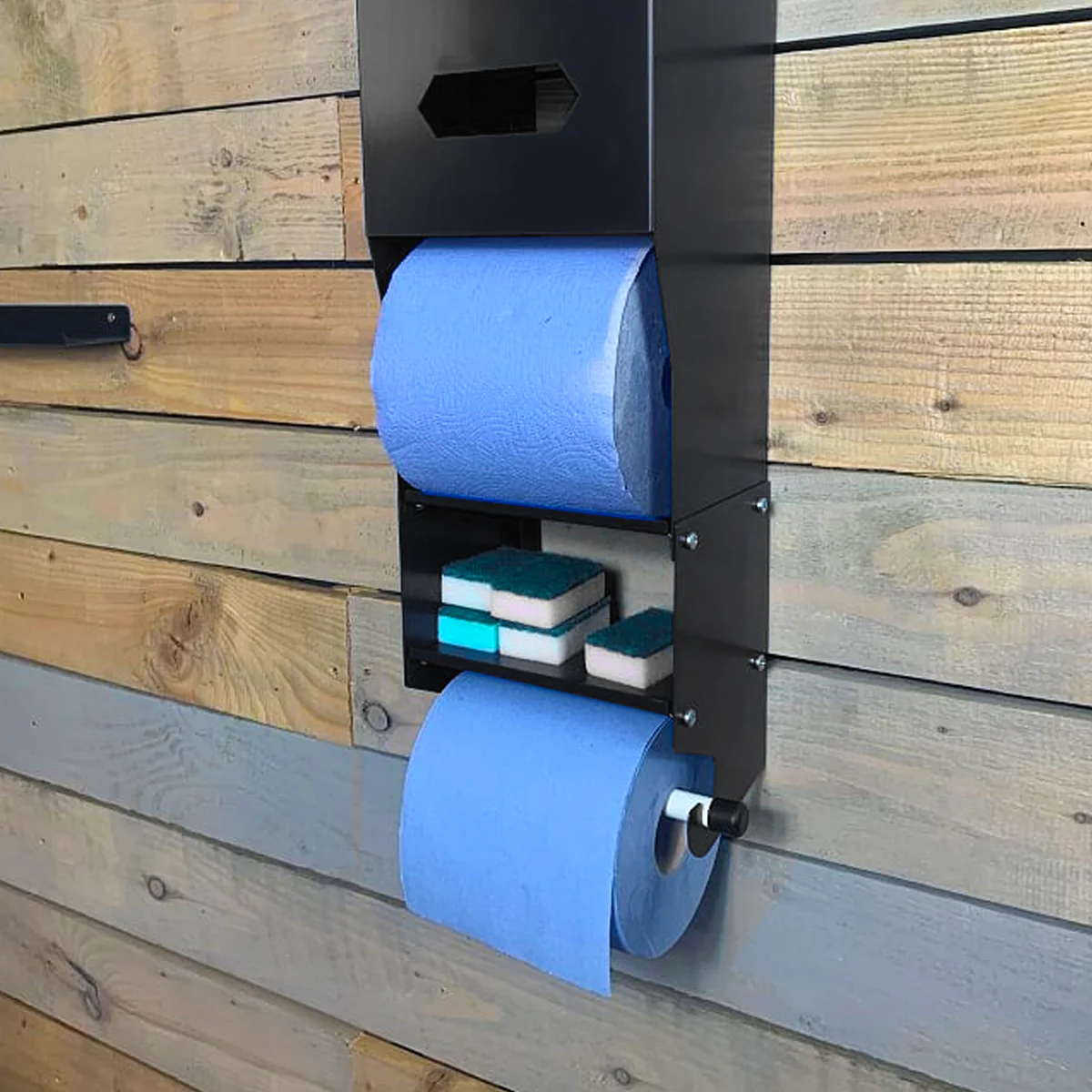 MegaMaxx UK™ Blue Roll Holder & Refill Unit - Image 17