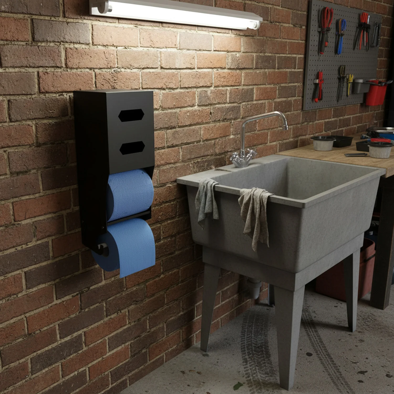 MegaMaxx UK™ Blue Roll Holder & Refill Unit - Image 3