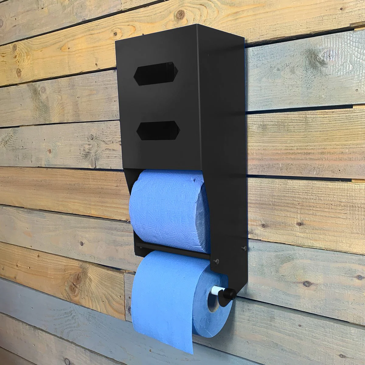 MegaMaxx UK™ Blue Roll Holder & Refill Unit - Image 4