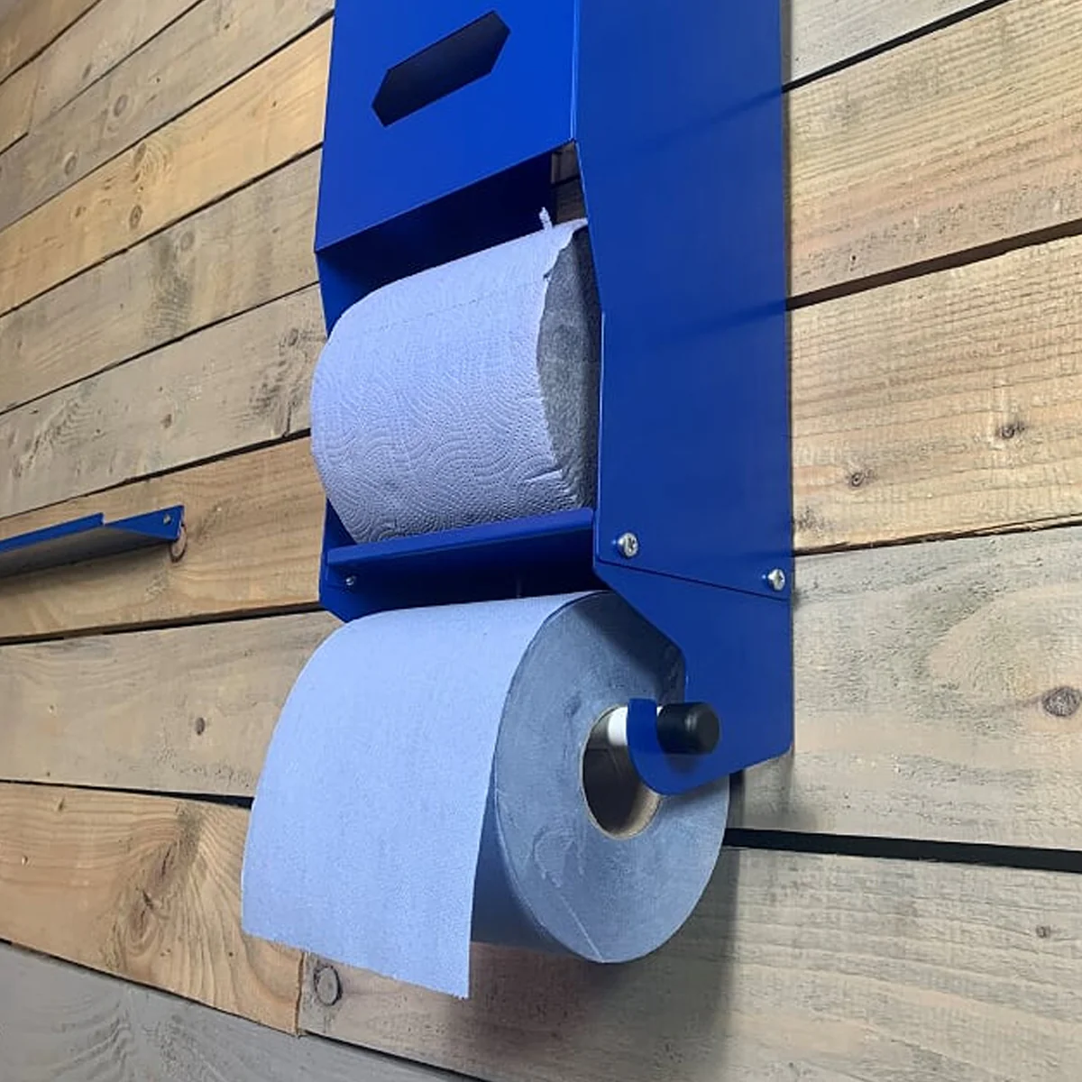 MegaMaxx UK™ Blue Roll Holder & Refill Unit - Image 7