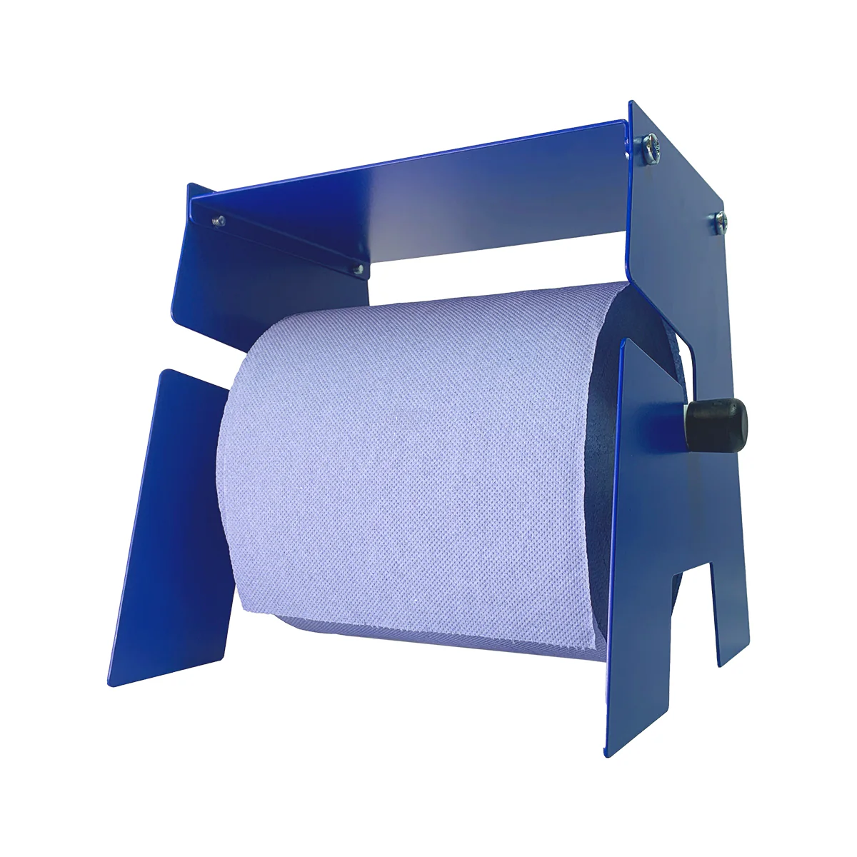 MegaMaxx UK™ Free-Standing Blue Roll Holder with Shelf - Image 9