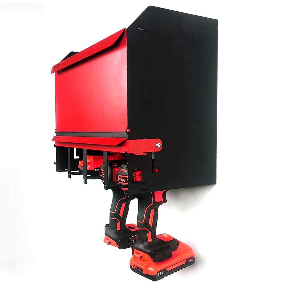 MegaMaxx UK™ Secure & Lockable Power Tool Storage Unit with Magnetic Door - Image 7