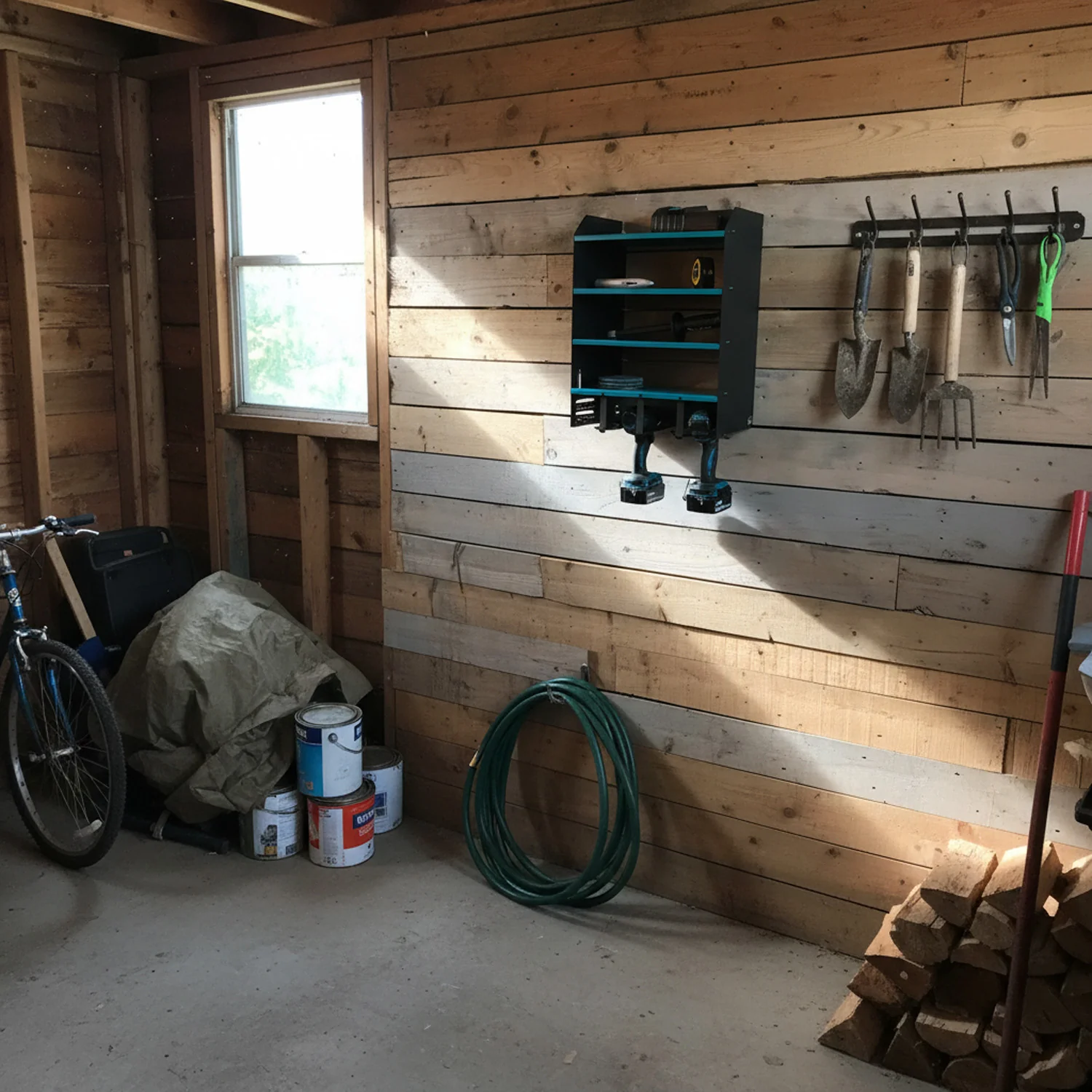 MegaMaxx UK™ Wall Mount Power Tool Storage Shelf (4 Tools, 4 Shelves) - Image 3