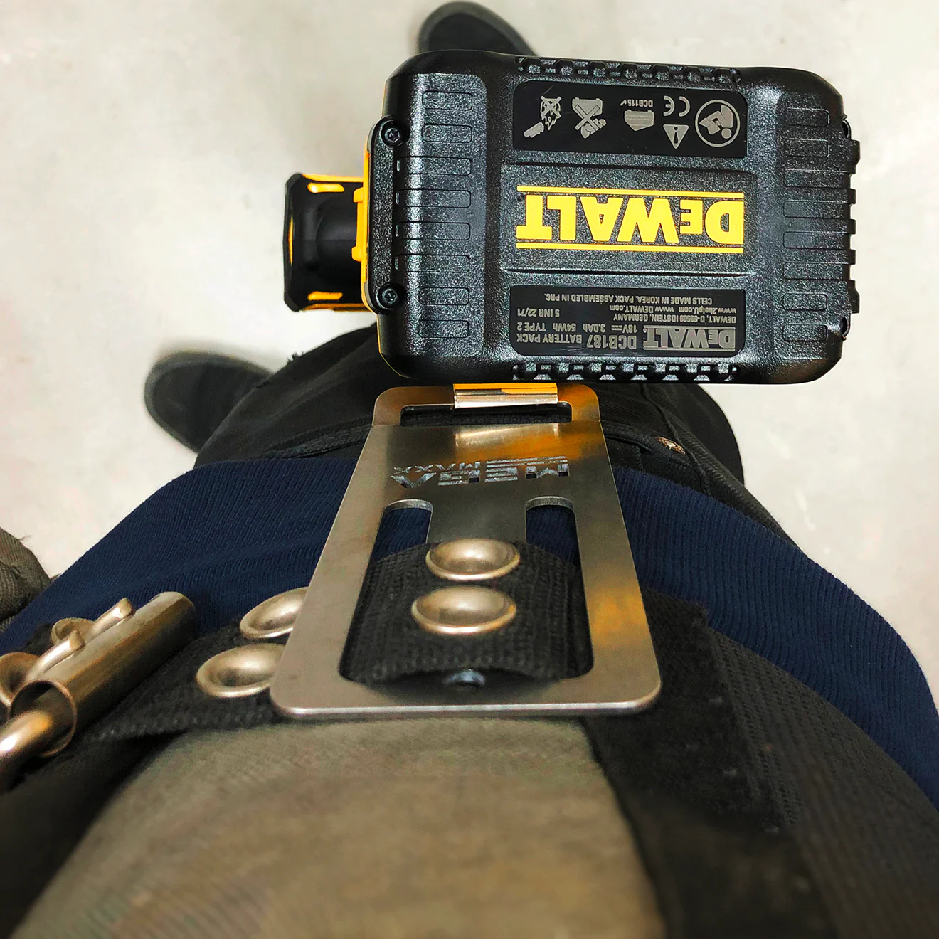 MegaMaxx UK™ Stainless Steel Drill Belt Clip & Power Tool Hook - Image 6