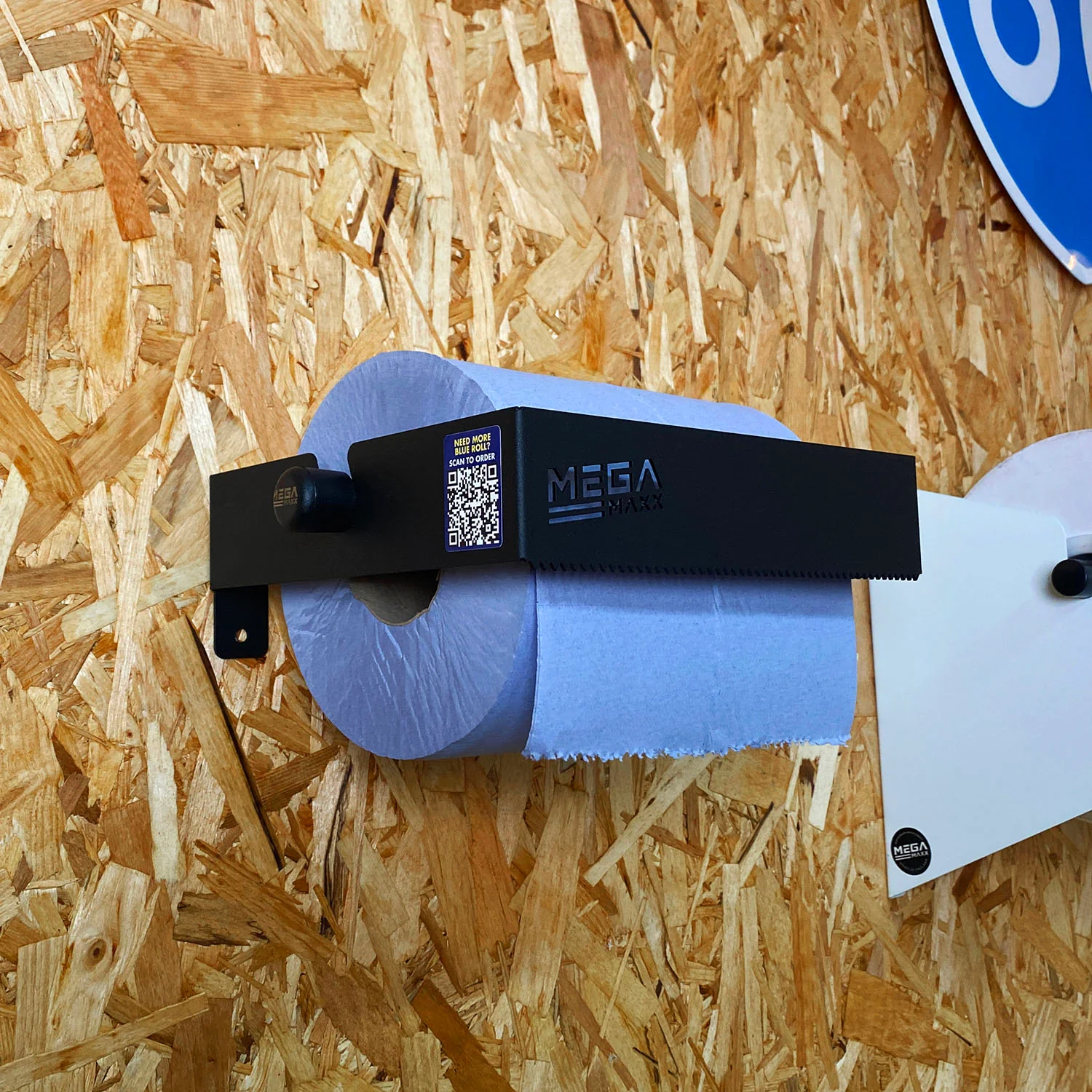 MegaMaxx UK™ Tear-Away Blue Roll Holder & Dispenser - Image 7