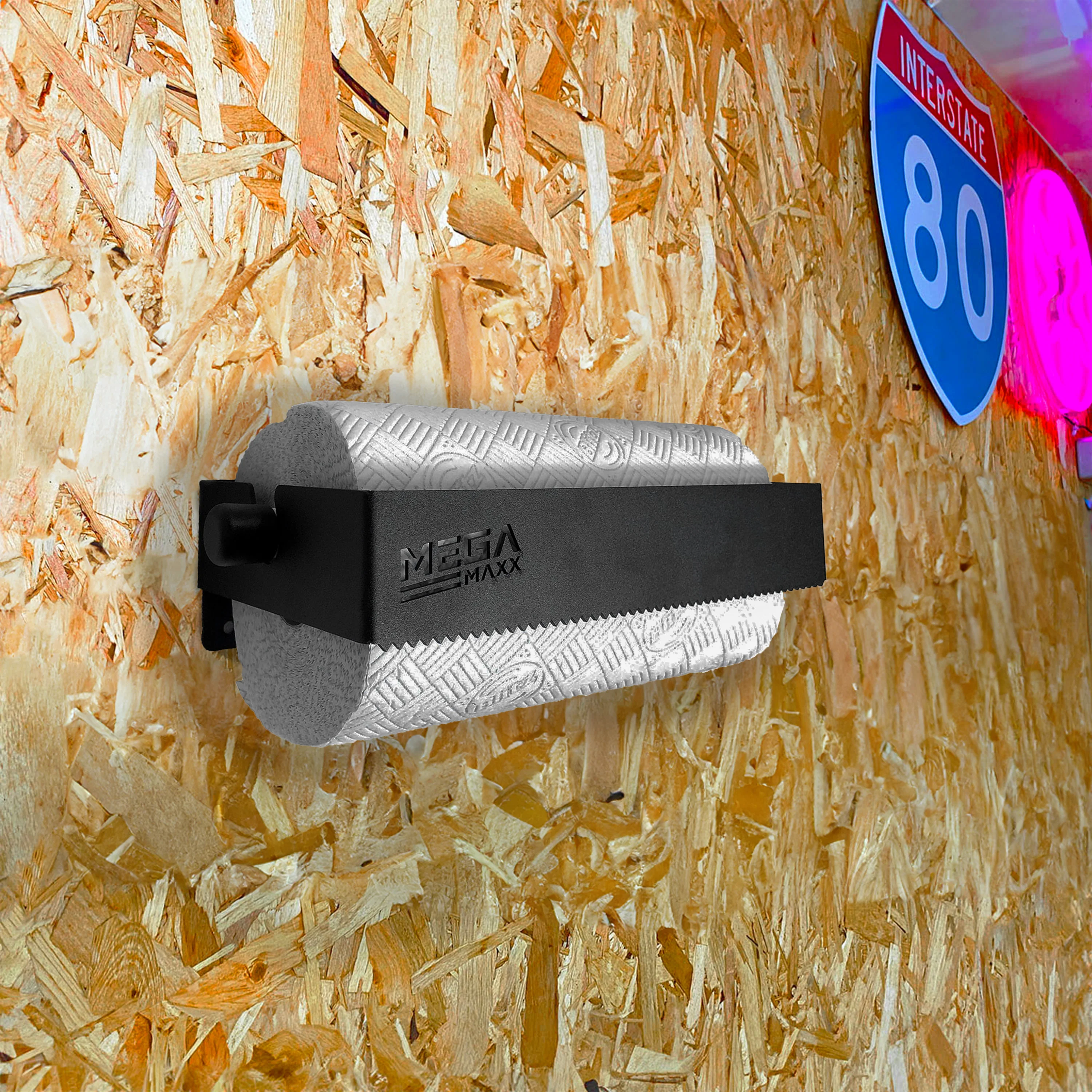 MegaMaxx UK™ Tear-Away Wall Mounted Kitchen Roll Holder - Image 5