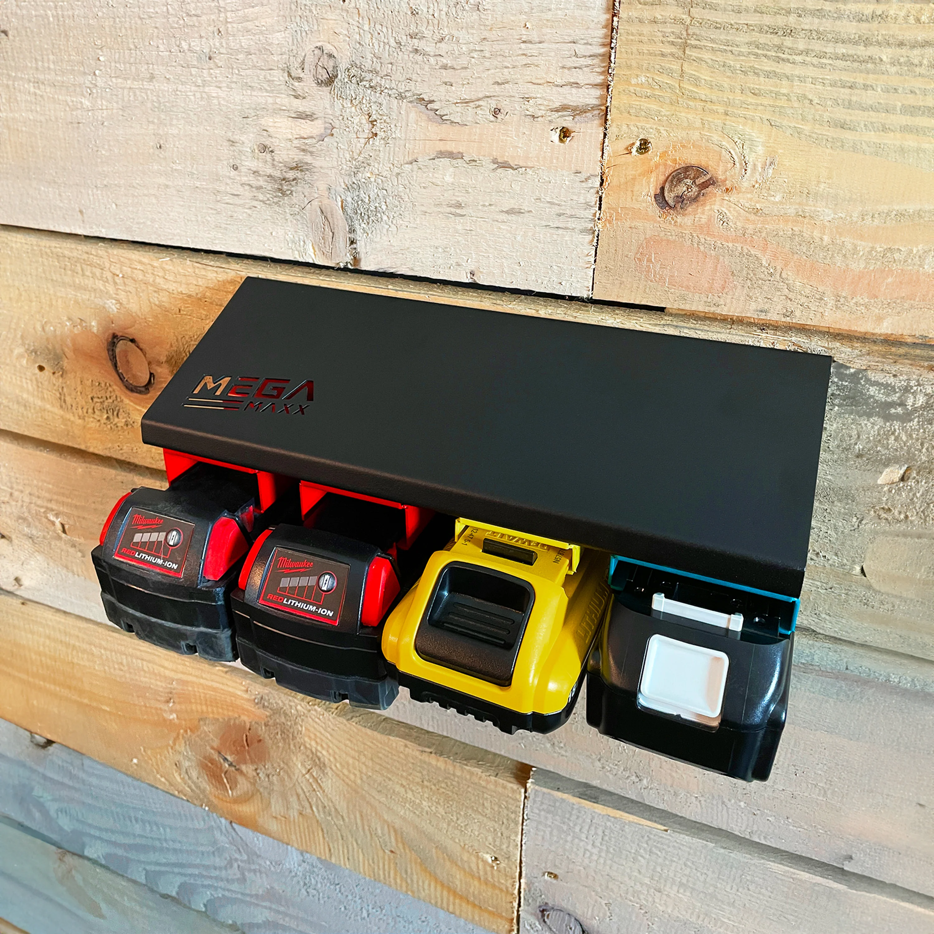MegaMaxx UK™ Power Tool Battery Storage Rack - Image 4