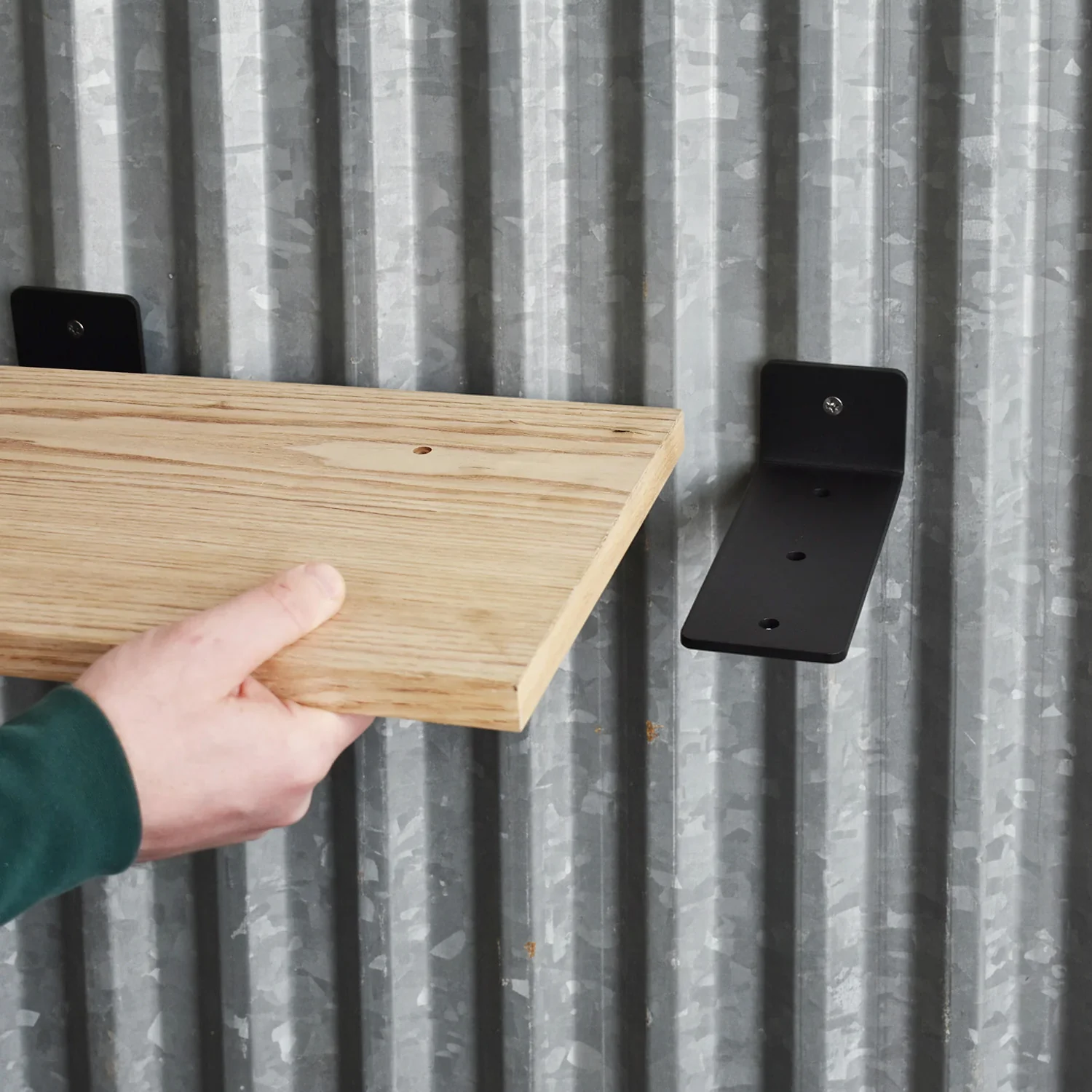 MegaMaxx UK™ Ultra Strong Industrial Shelf Brackets (Pack of 2) - Image 3