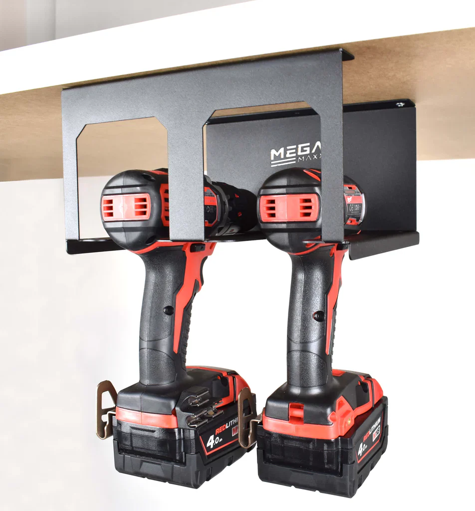 MegaMaxx UK™ Under-Desk & Under Workbench Mount Drill Holder - Image 13