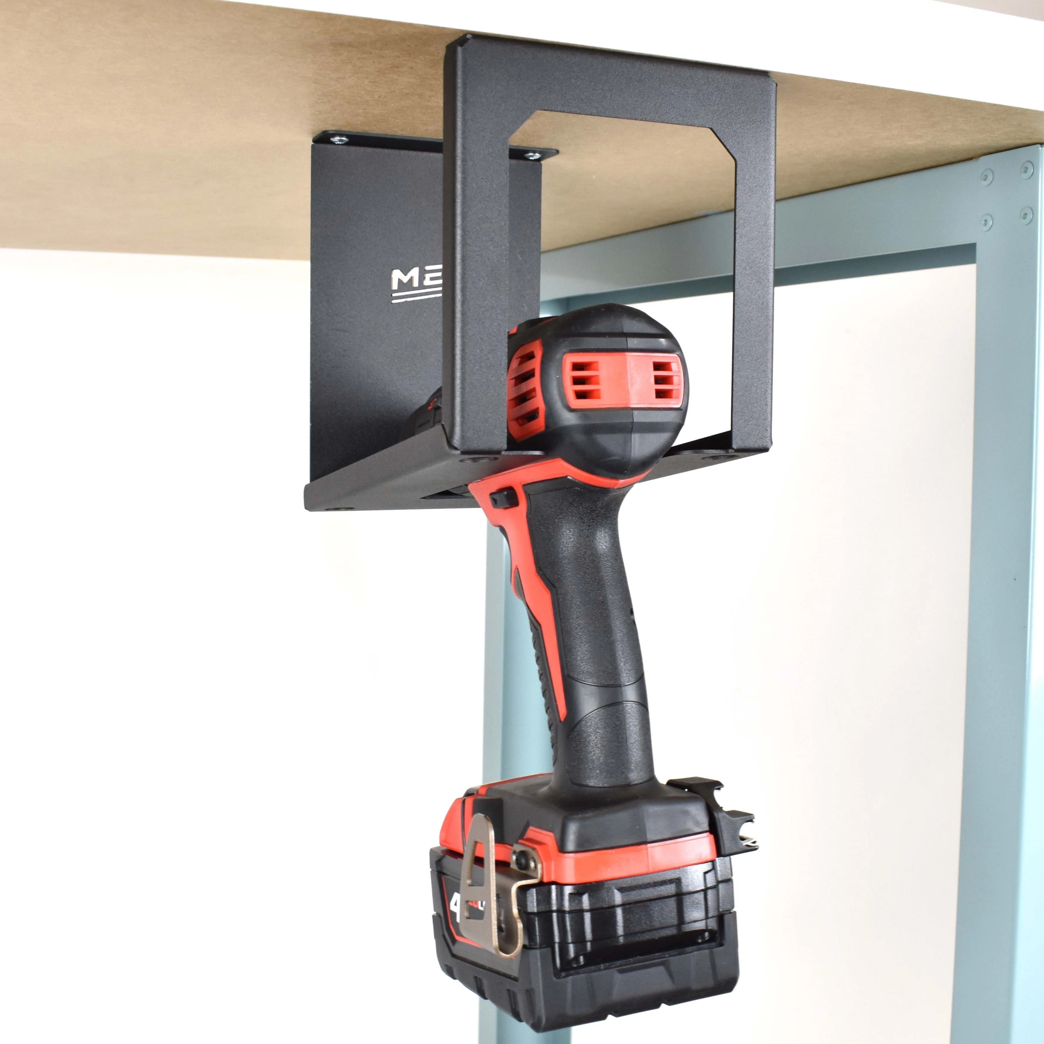 MegaMaxx UK™ Under-Desk & Under Workbench Mount Drill Holder - Image 6