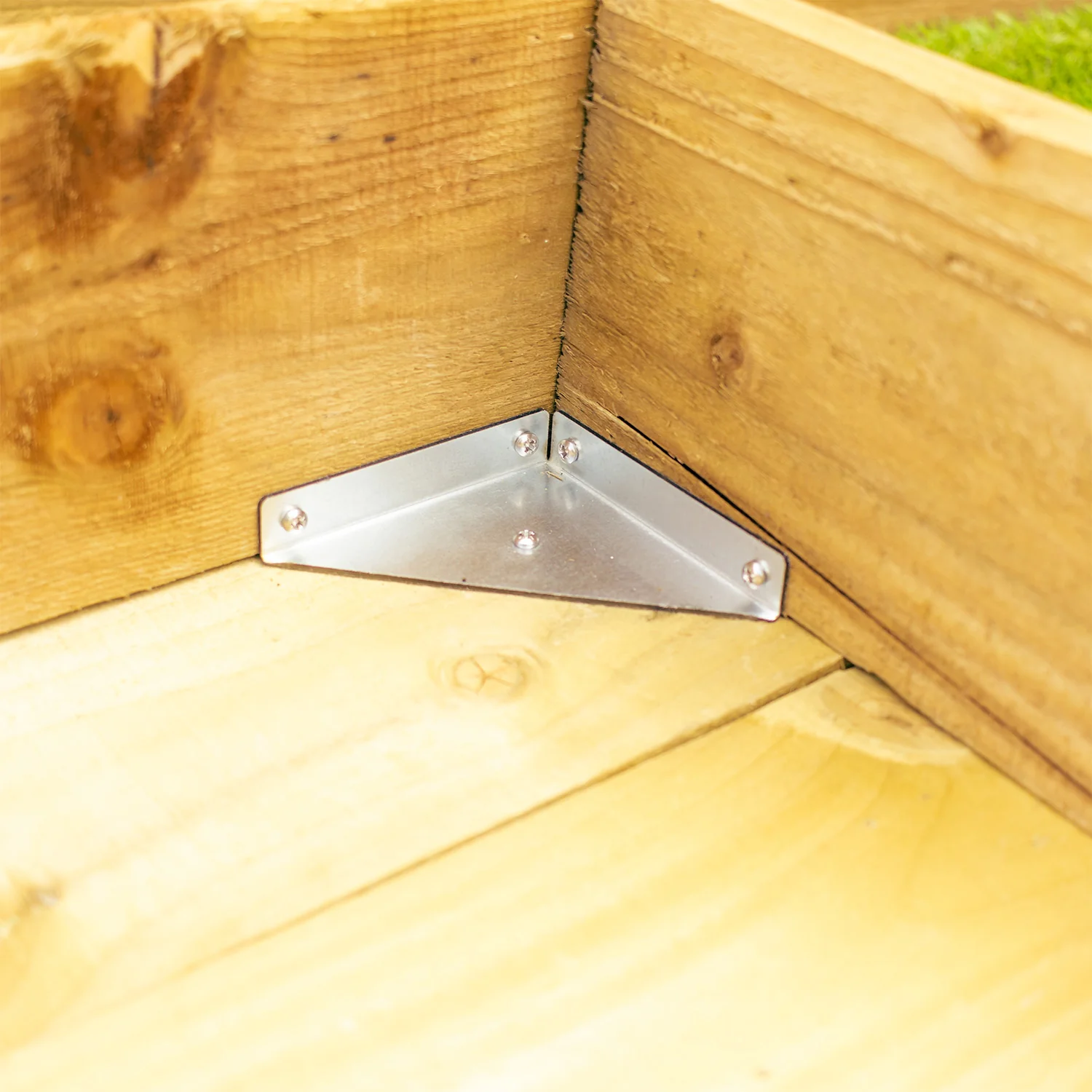 Multi-Purpose 3-Sided Triangular Steel Corner Reinforcement Brace Bracket - Image 11