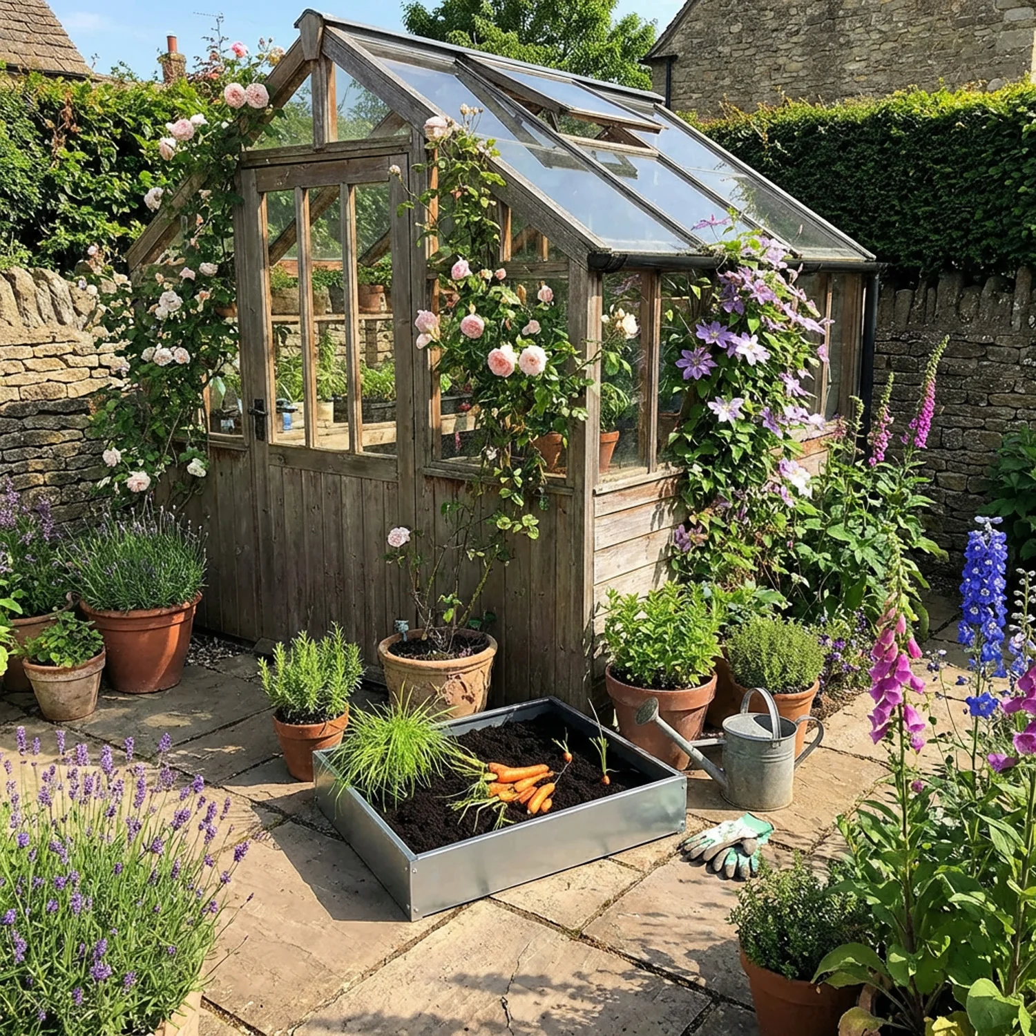 Bellamy Galvanised Steel Edging Raised Bed Kit for Vegetable Patches - Image 3