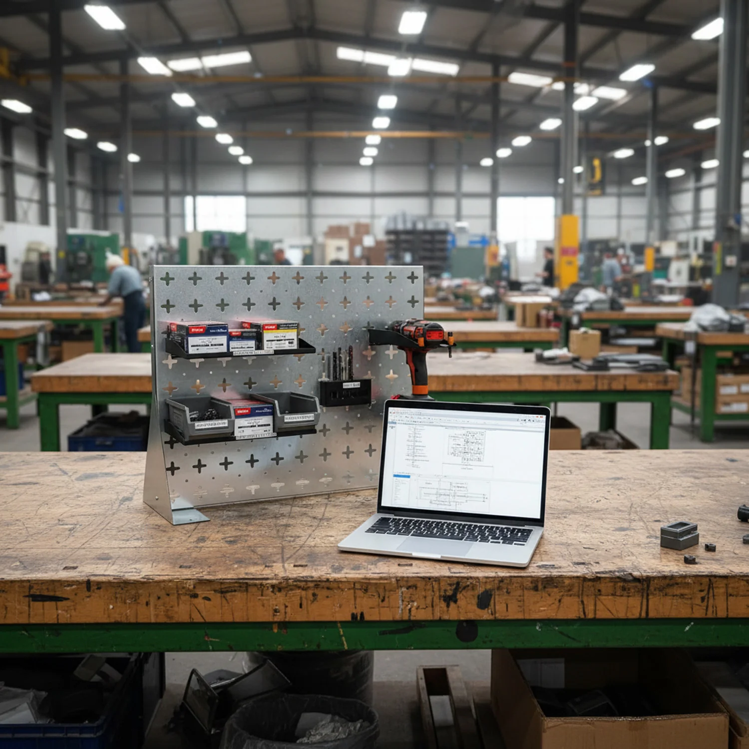 Nukeson Desktop Freestanding Tool Wall Panels - Customise Your Desk! - Image 4