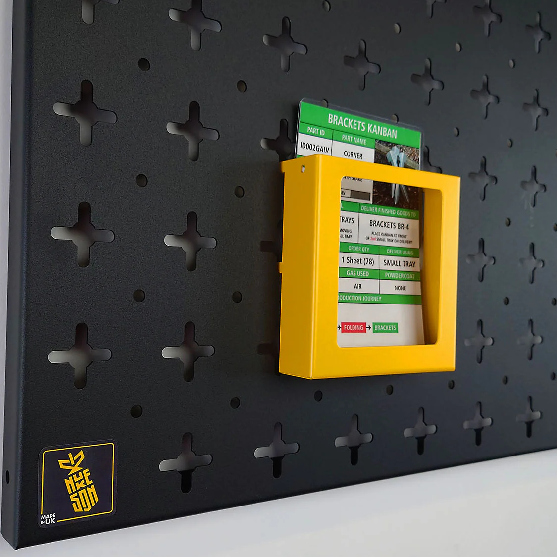 Nukeson Tool Wall - A6 Kanban Card Slot Attachment - Image 5