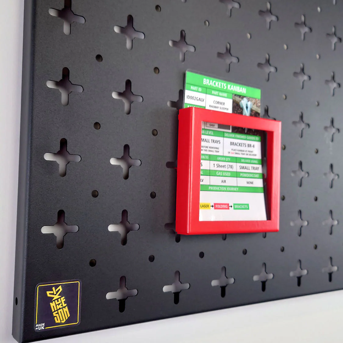 Nukeson Tool Wall - A6 Kanban Card Slot Attachment - Image 7
