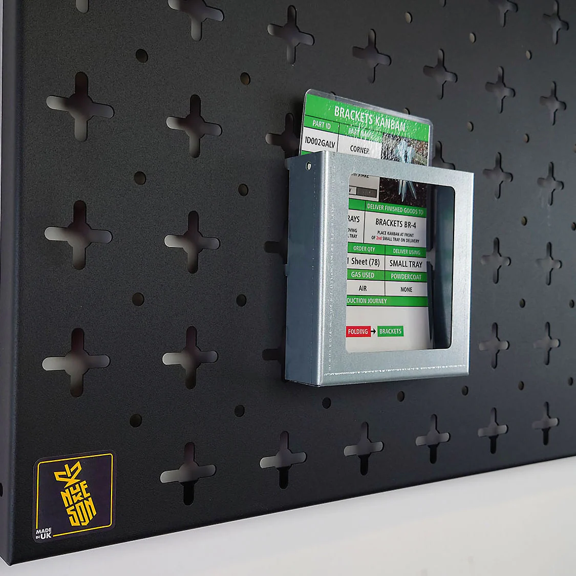 Nukeson Tool Wall - A6 Kanban Card Slot Attachment - Image 9