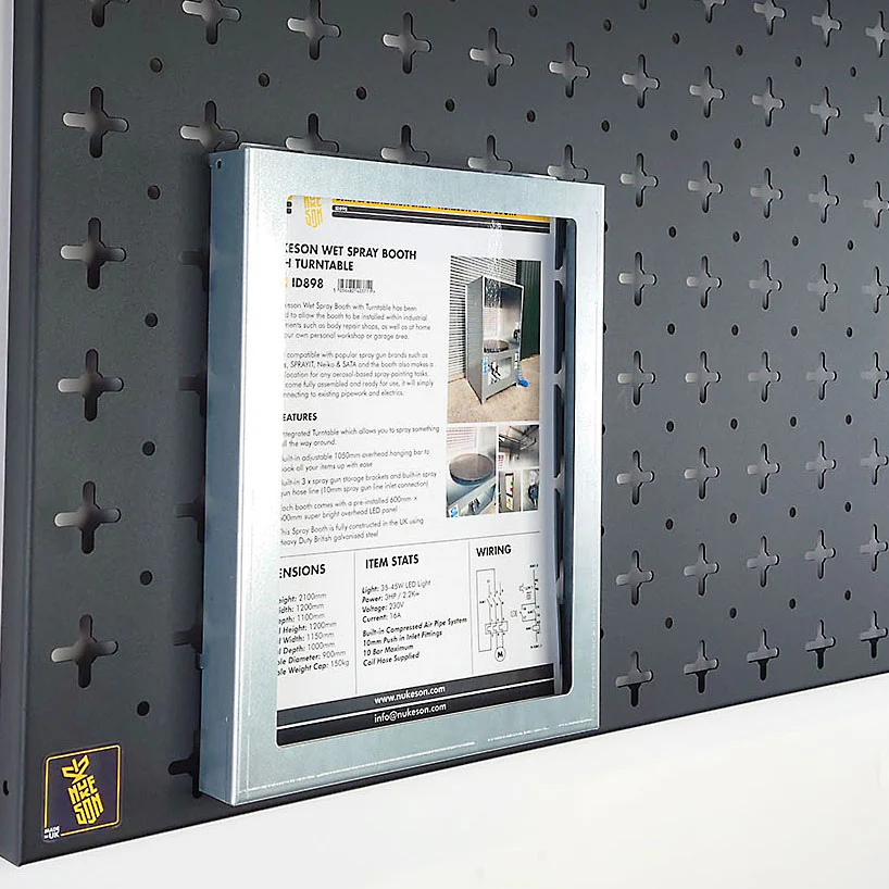 Nukeson Tool Wall - A4/A5/A6 Paper Vertical Slot Attachment - Image 10