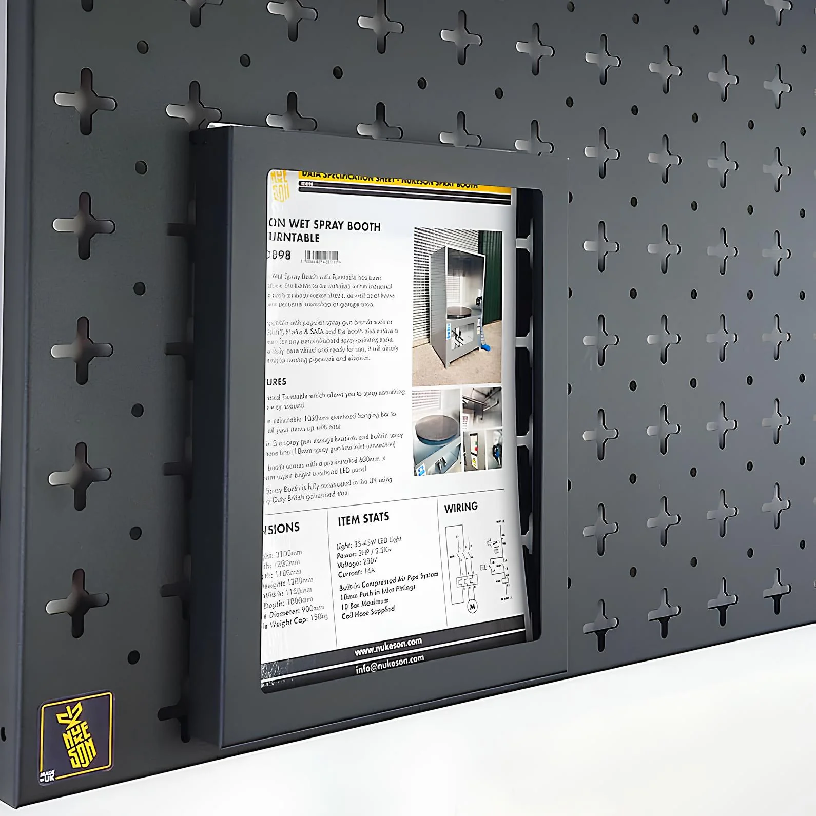 Nukeson Tool Wall - A4/A5/A6 Paper Vertical Slot Attachment - Image 8