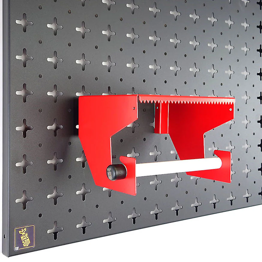 Nukeson Tool Wall - Tear-Away Blue Roll Holder with Shelf Attachment - Image 7