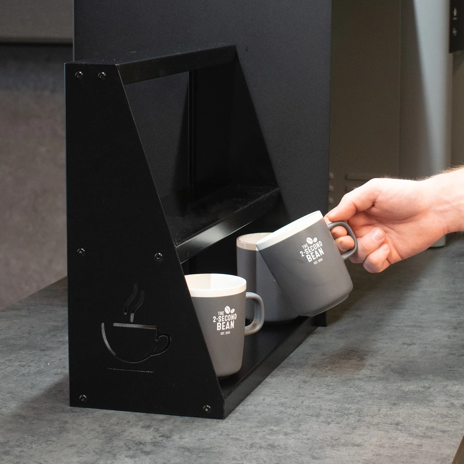 Okunaii™ 3-Tier Freestanding Coffee Mug Holder & Organiser Rack - Image 4