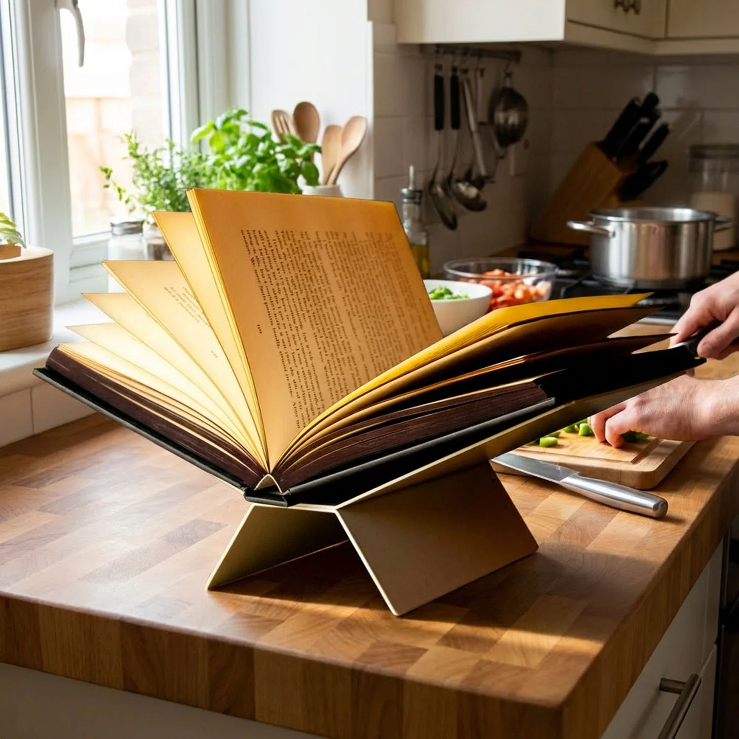 Okunaii™ Chapter Desktop Book Reading Display Stand & Cradle - Image 3