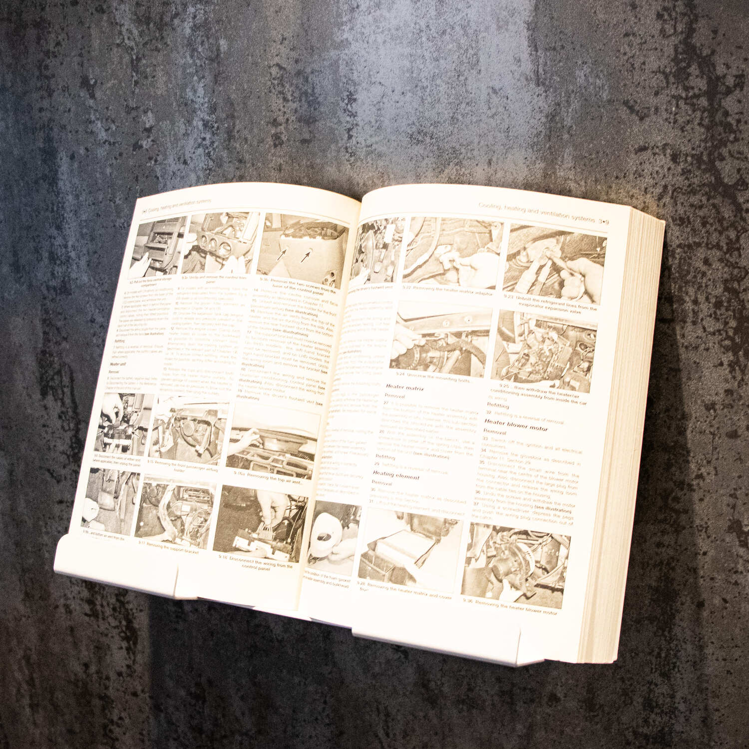 Okunaii™ Chapter Large Wall Mount Open Book Display Holder - Image 10