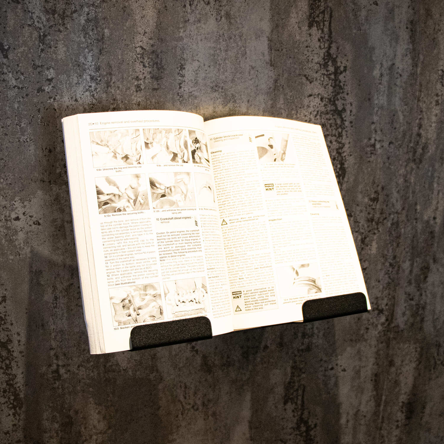 Okunaii™ Chapter Large Wall Mount Open Book Display Holder - Image 13