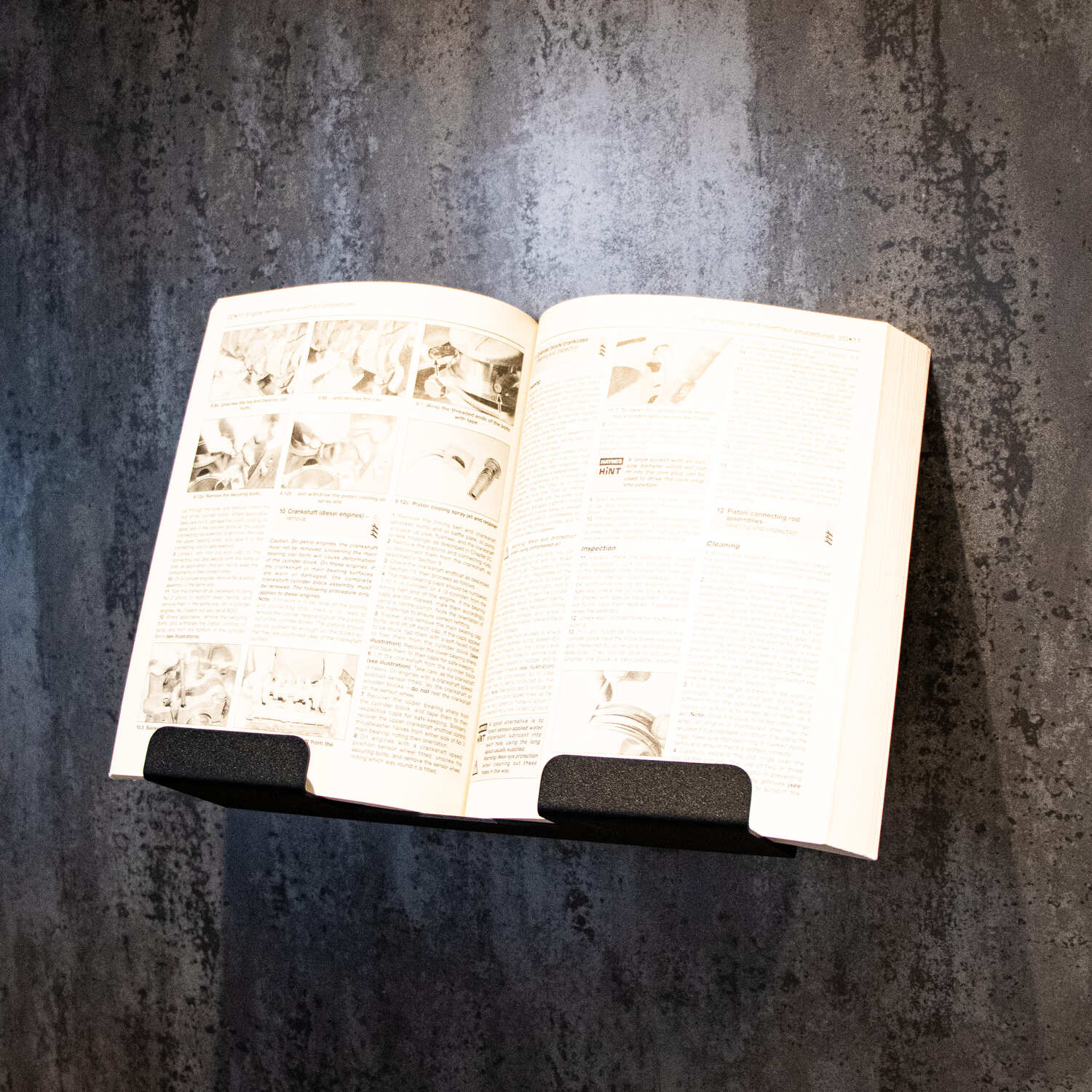 Okunaii™ Chapter Large Wall Mount Open Book Display Holder - Image 14