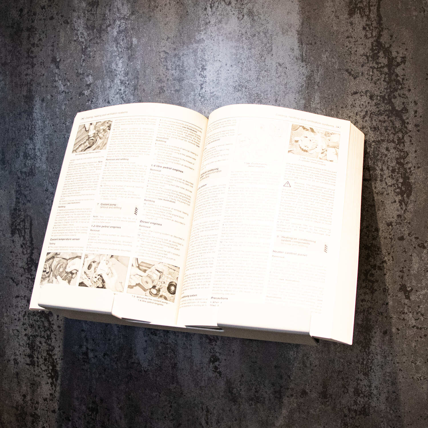 Okunaii™ Chapter Large Wall Mount Open Book Display Holder - Image 6