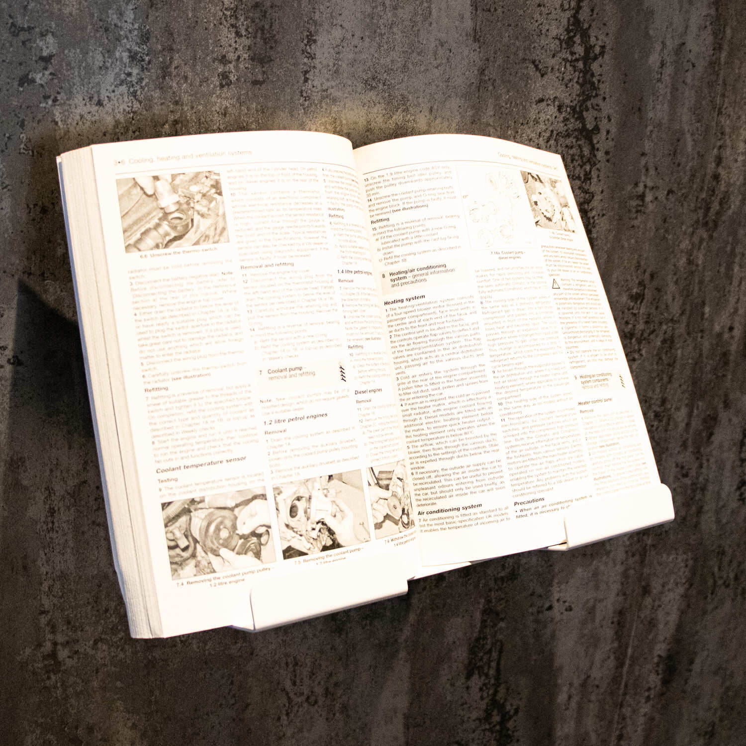 Okunaii™ Chapter Large Wall Mount Open Book Display Holder - Image 7