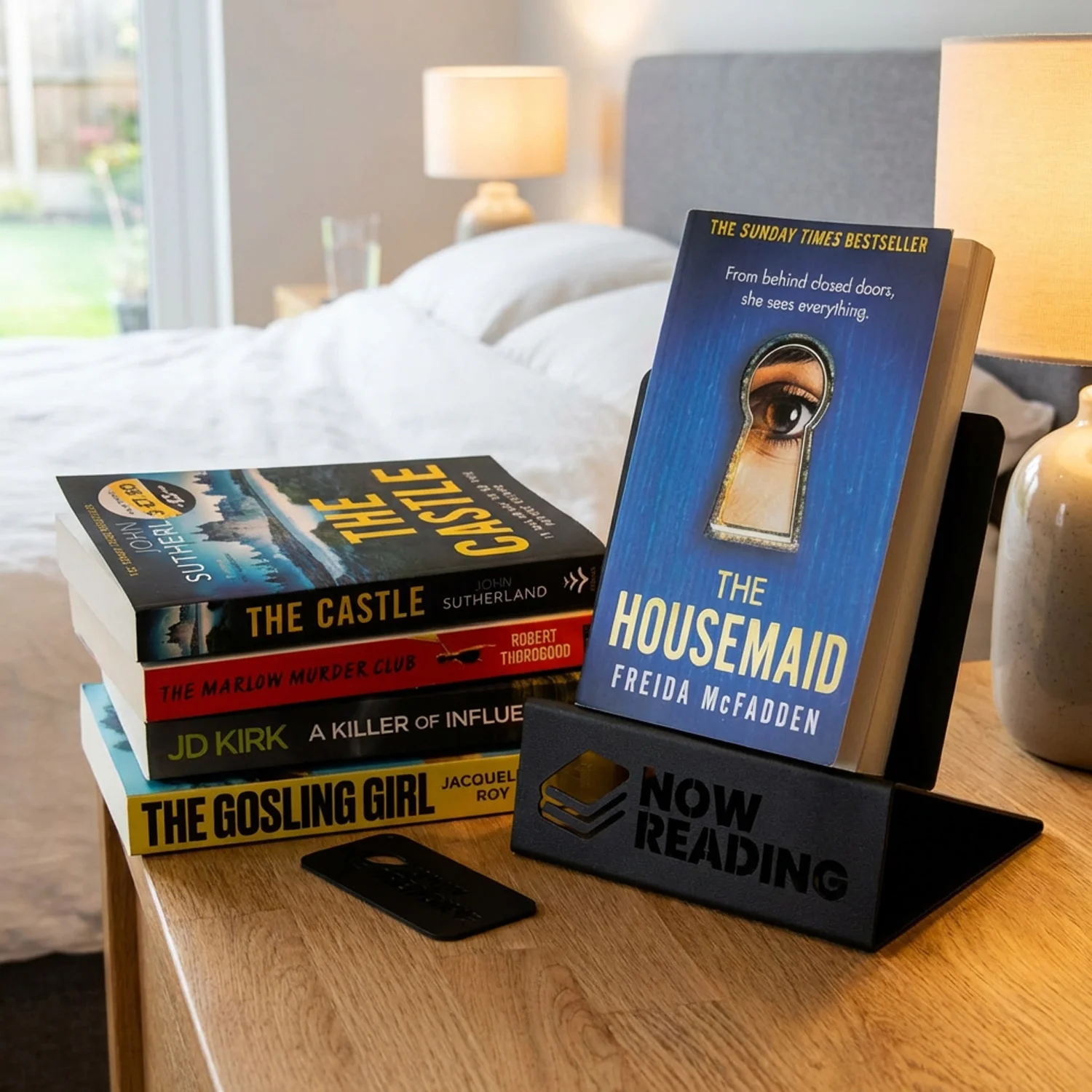 Okunaii™ Chapter "Now Reading" Book Display Stand + FREE Bookmark - Image 8