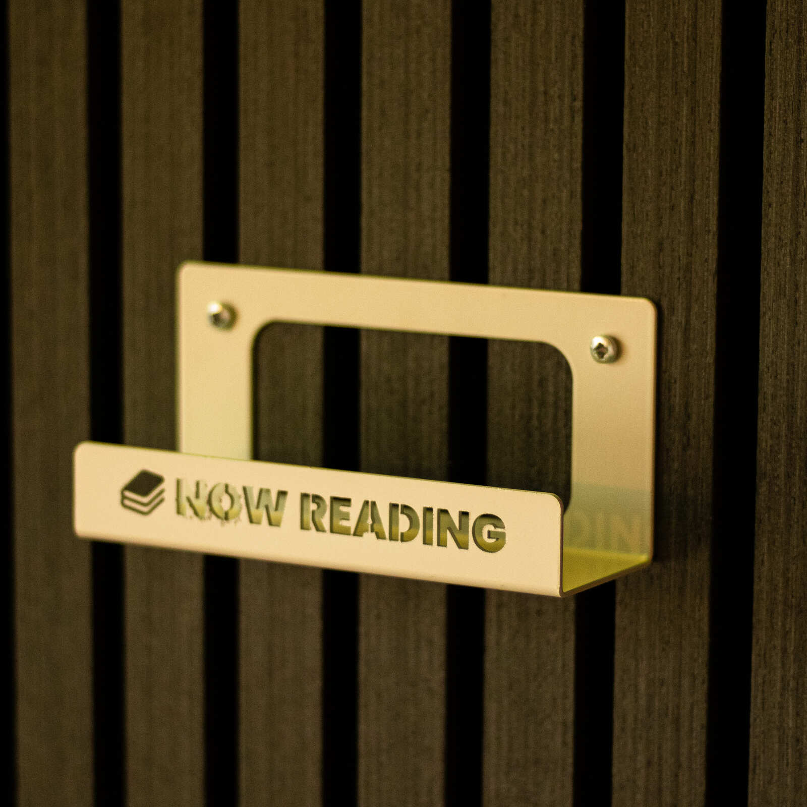 Okunaii™ Chapter "Now Reading" Wall Mount Book Display Shelf + FREE Bookmark - Image 5