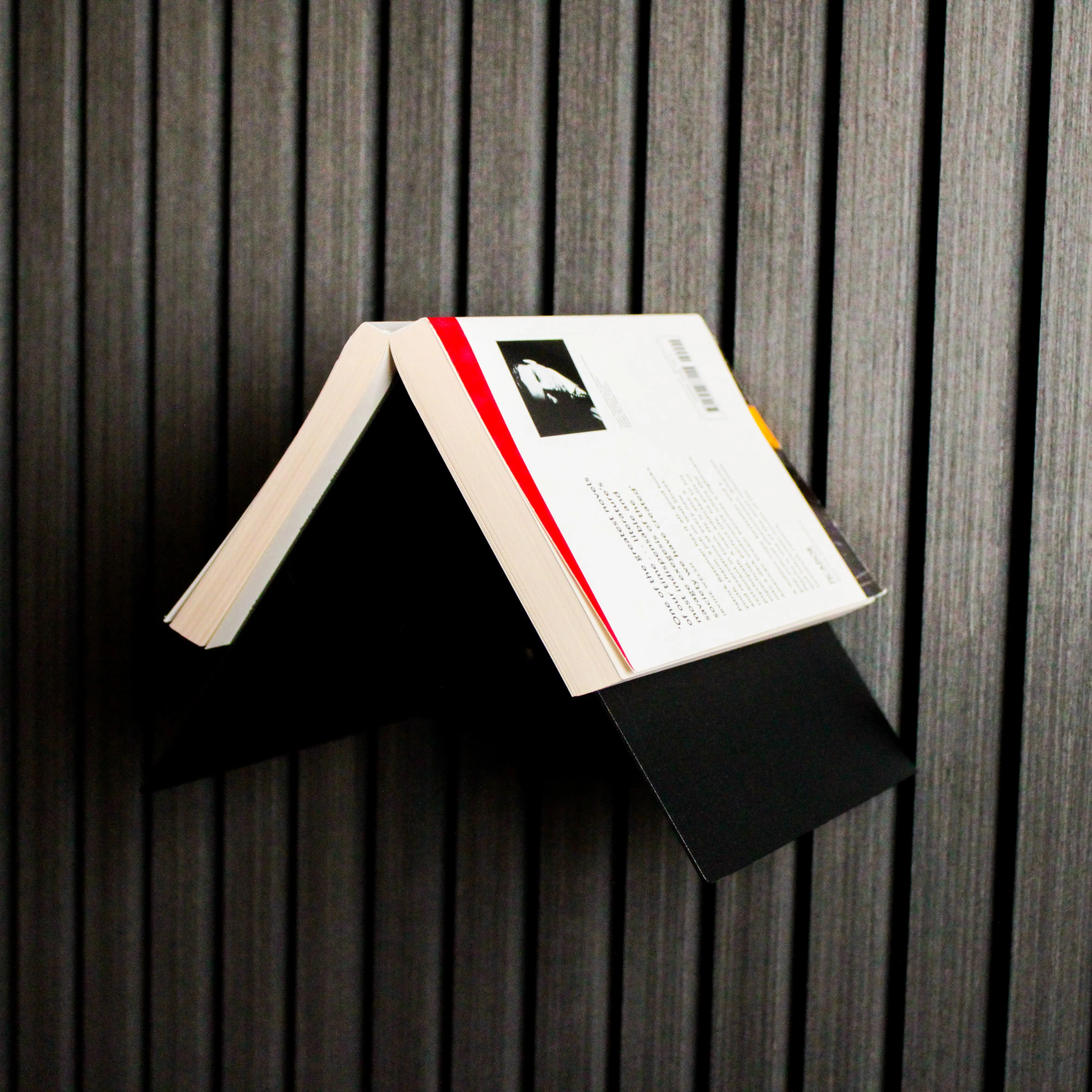 Okunaii™ Chapter Wall Mount Triangular Book Rest & Shelf (2 Sizes Available) - Image 10