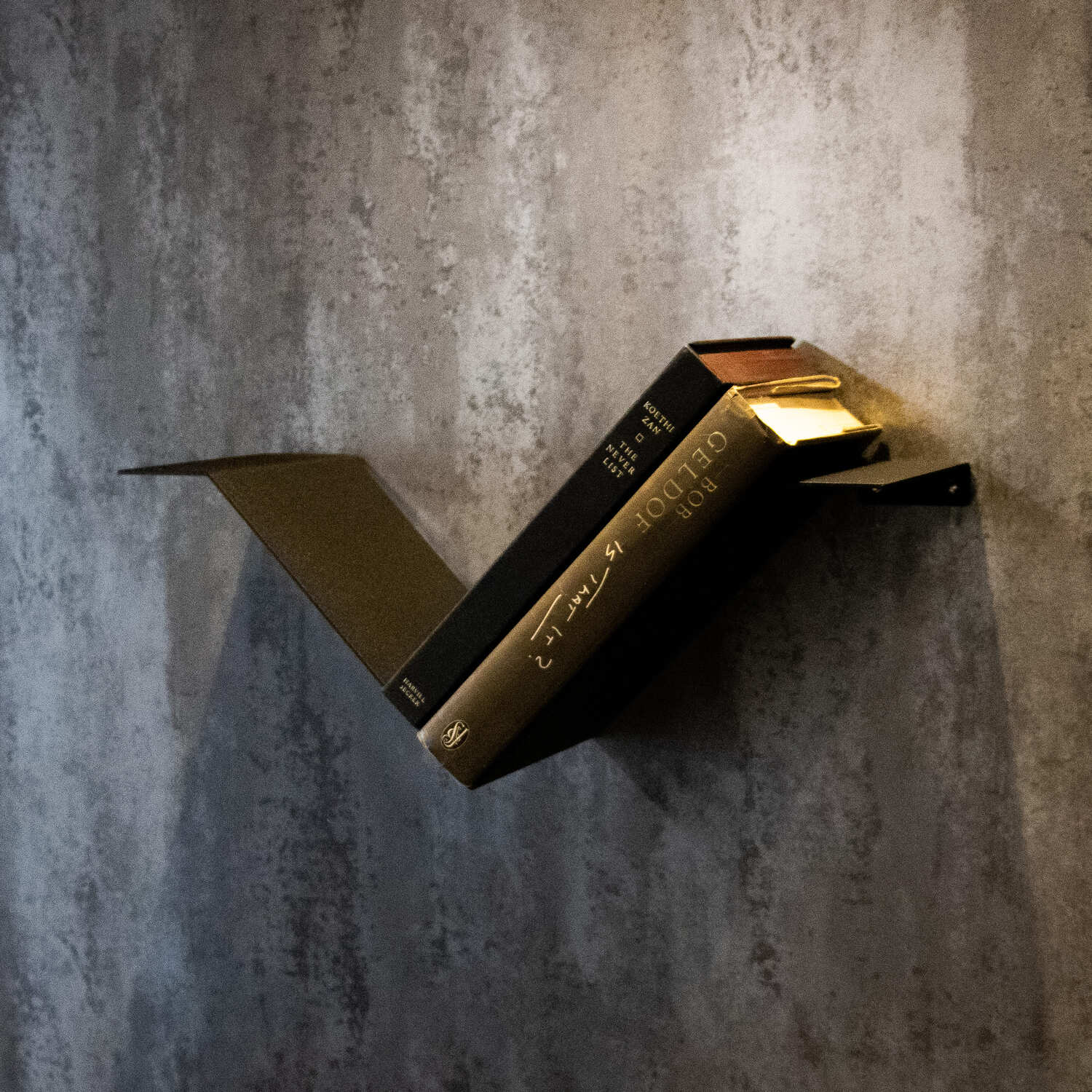 Okunaii™ Chapter Wall Mount Floating V-Shaped Book Shelf - Image 16