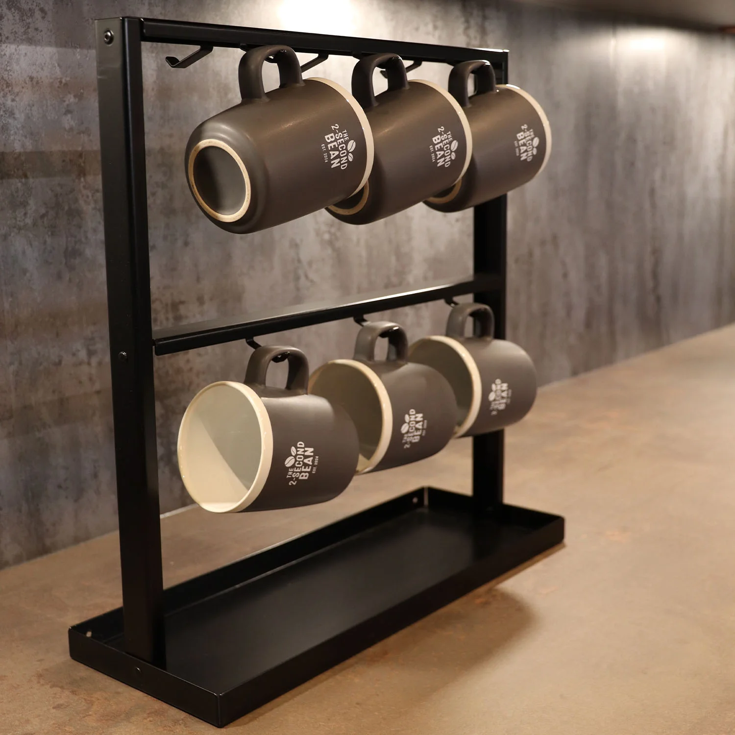 Okunaii™ Freestanding Coffee Mug Hanging Rack Stand (12 Cup Capacity) - Image 6